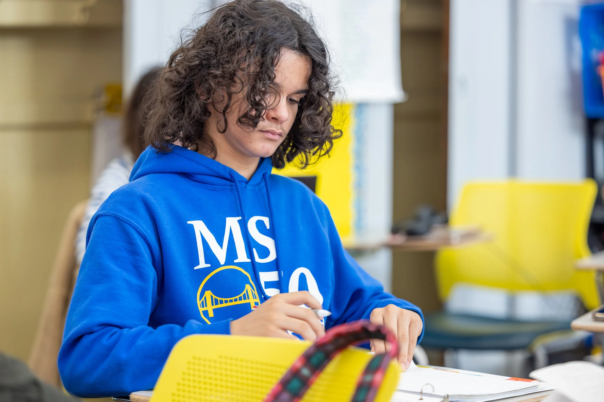 MS 50 students debating