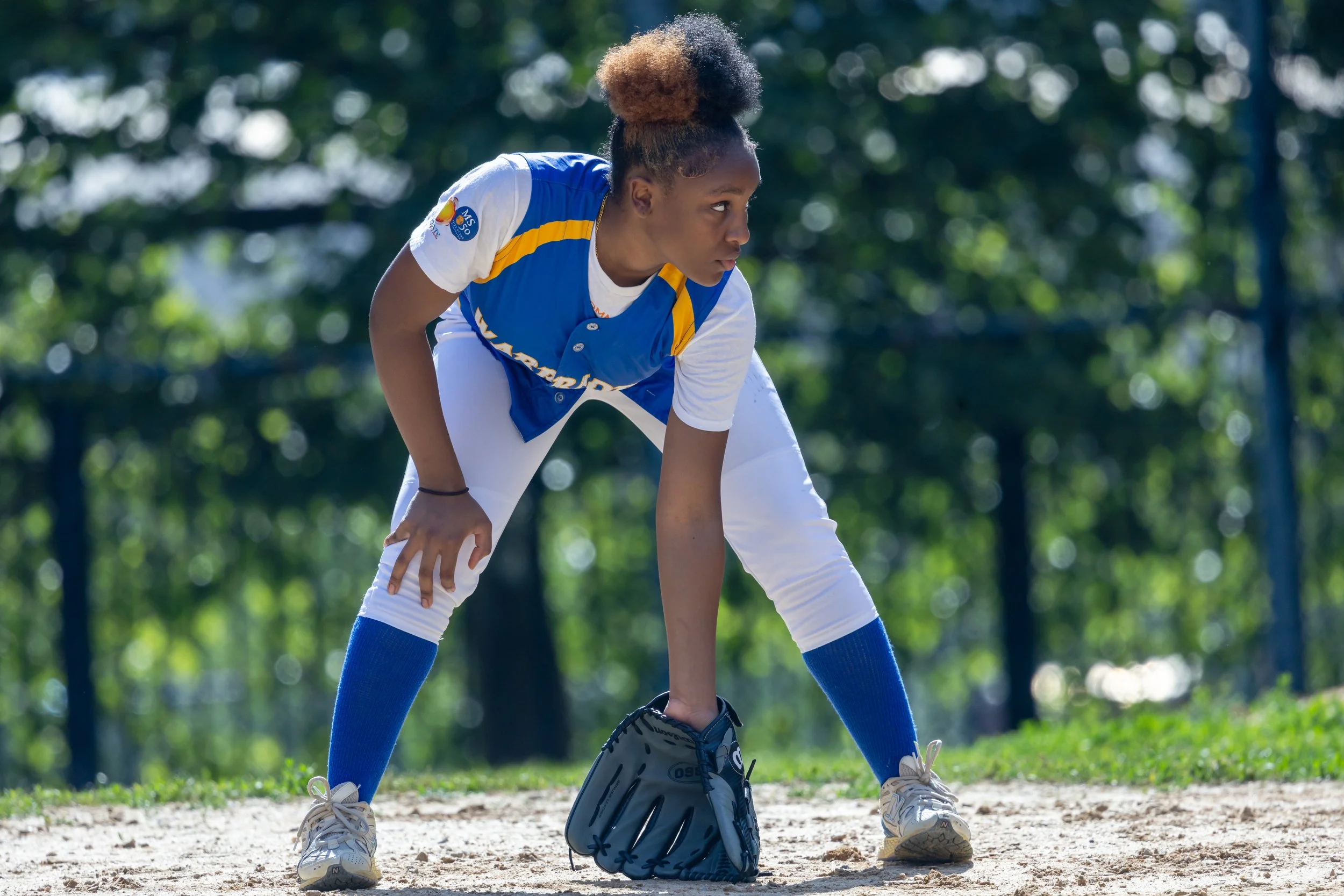 MS 50 softball team plays