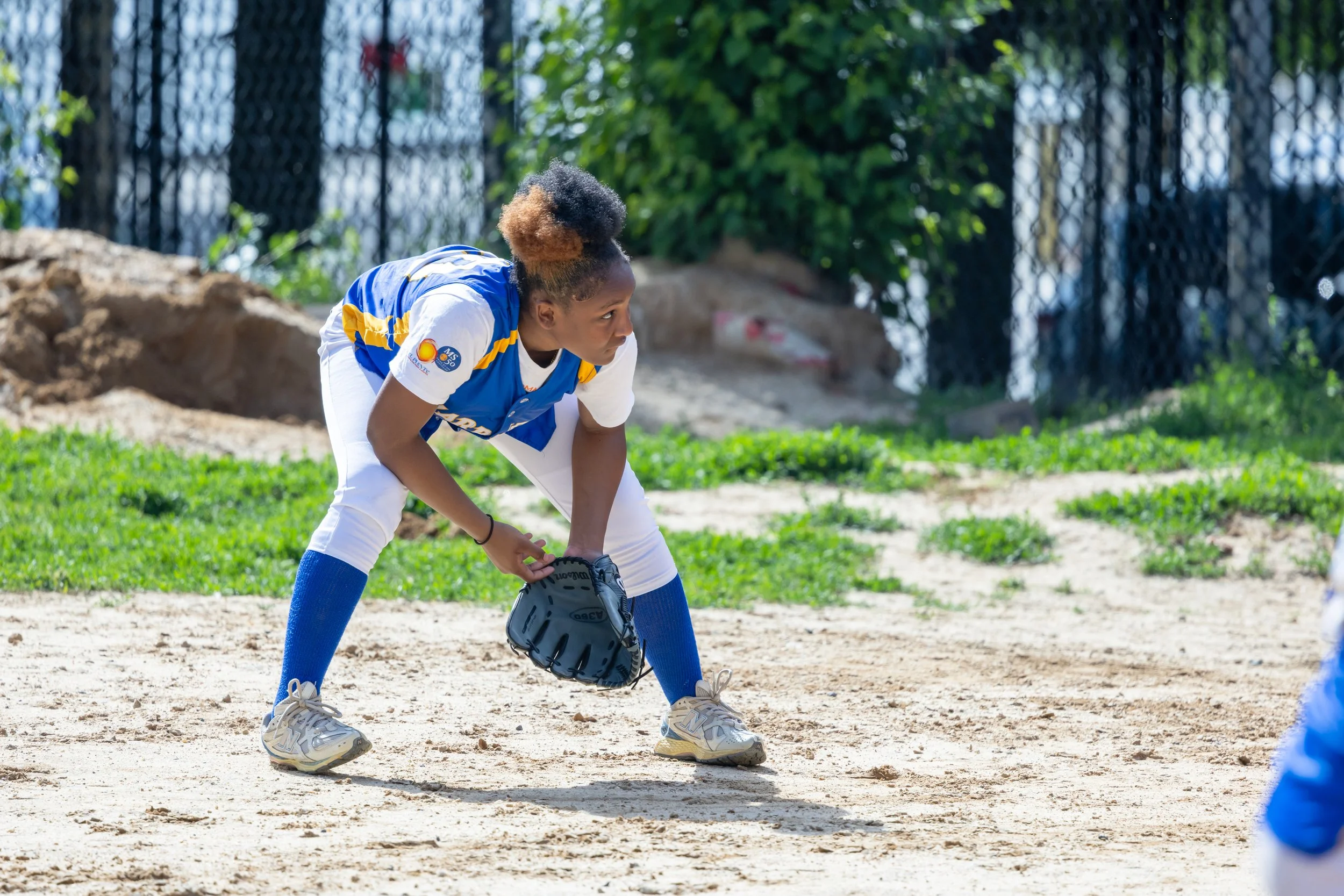 MS 50 softball team plays