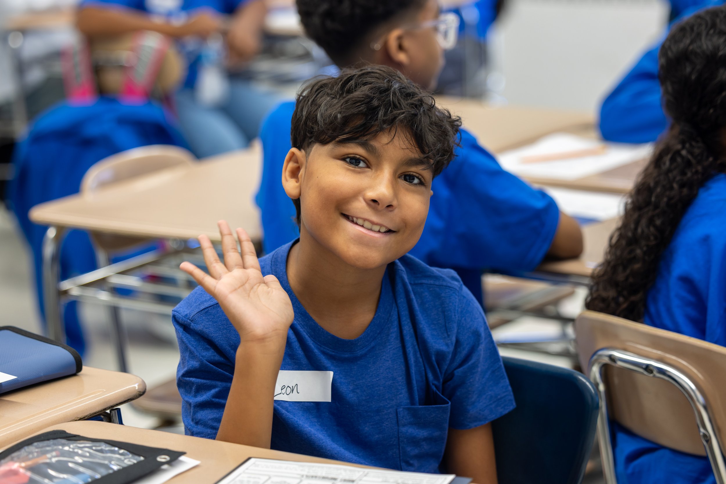 MS 50 students on the first day of school 2026
