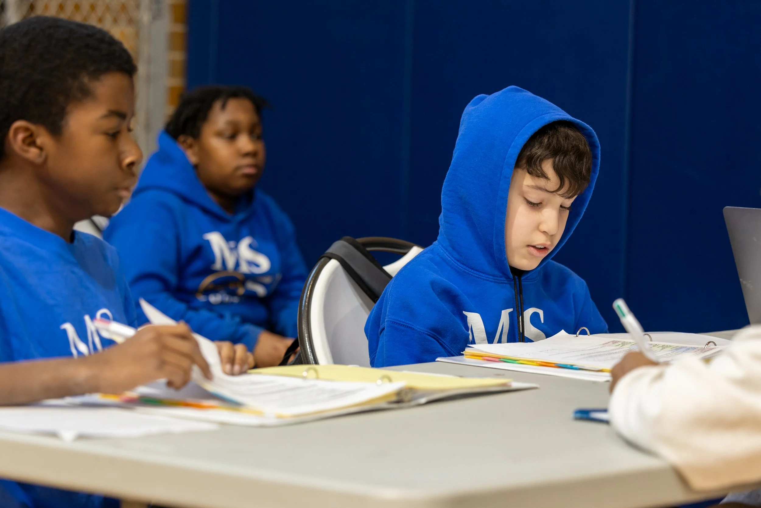 MS 50 students debating