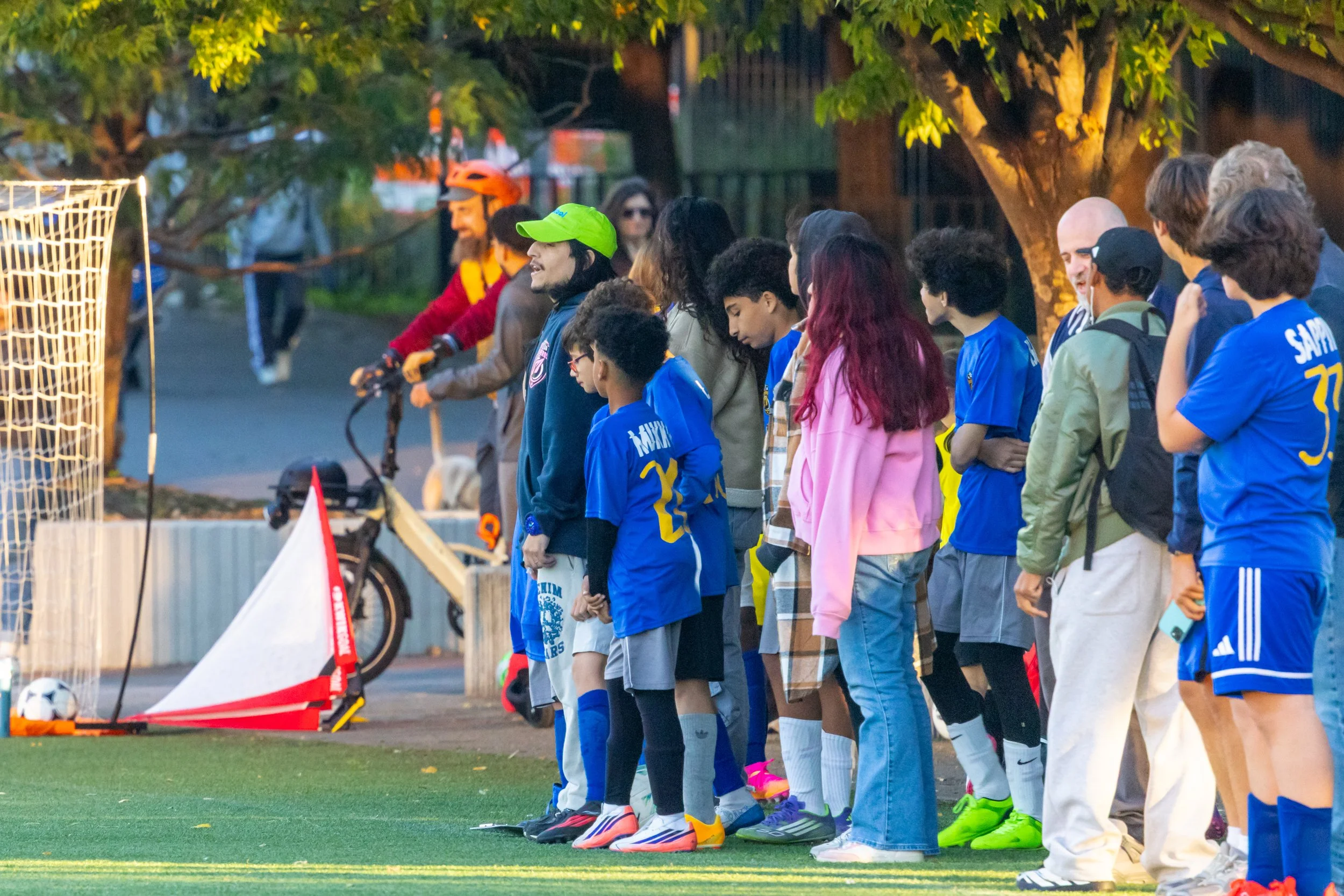 Boys soccer team plays in the fall