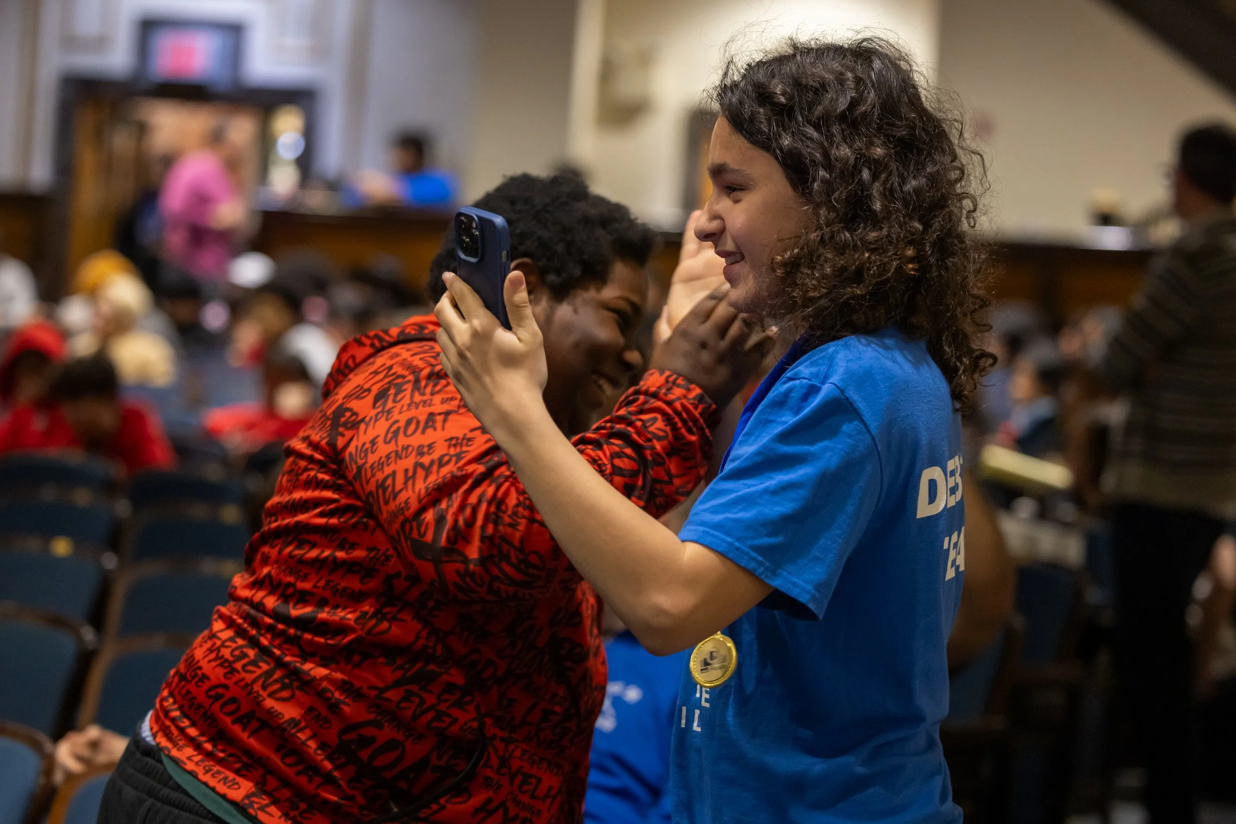 MS 50 debate team participates in a citywide tournament