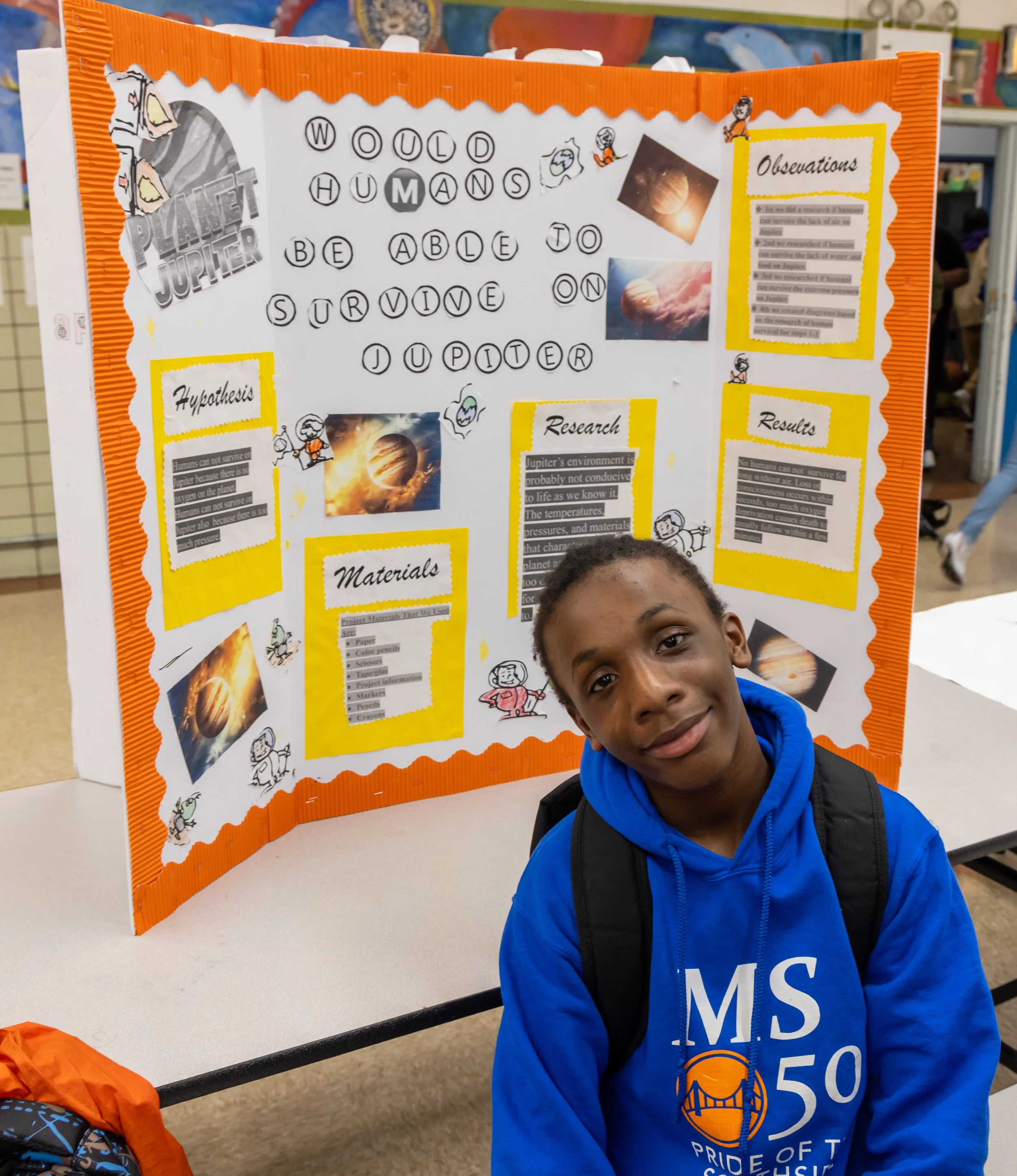 MS 50 students present their science projects