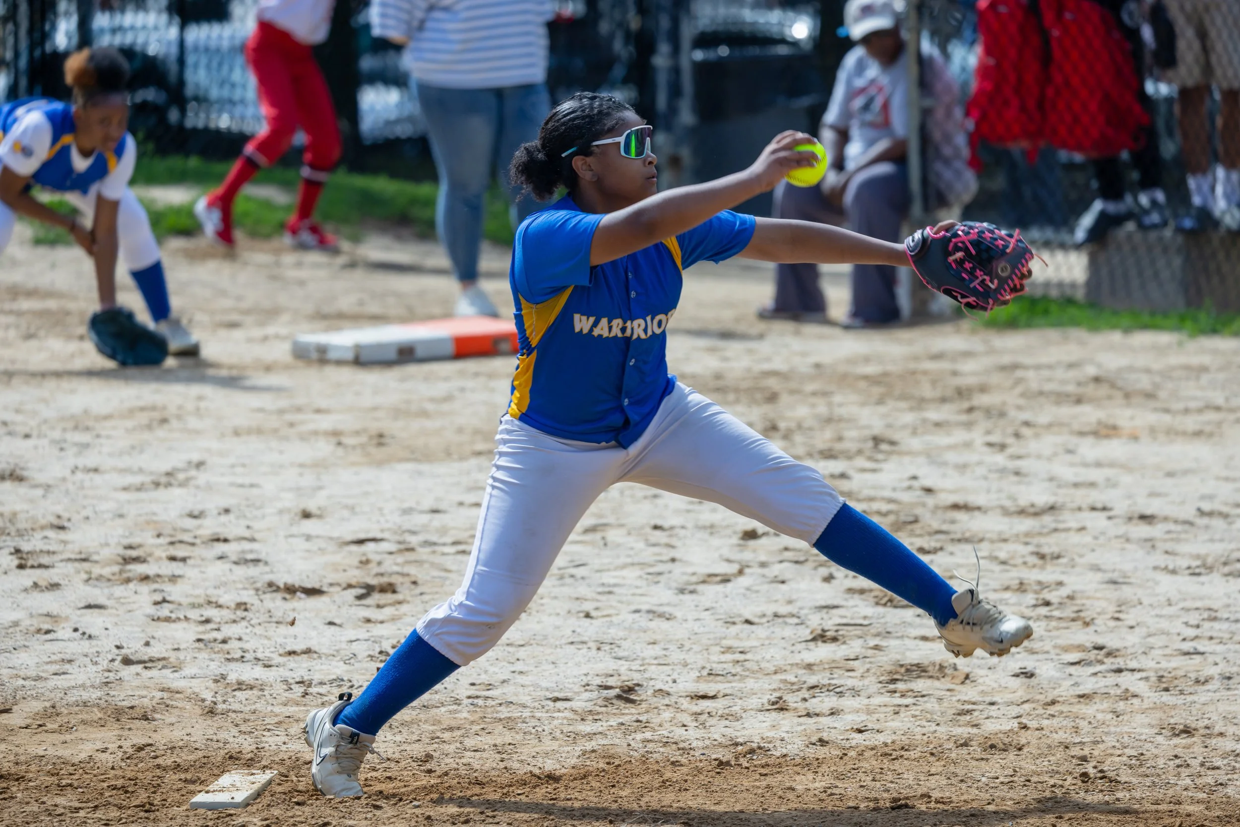 MS 50 softball team plays