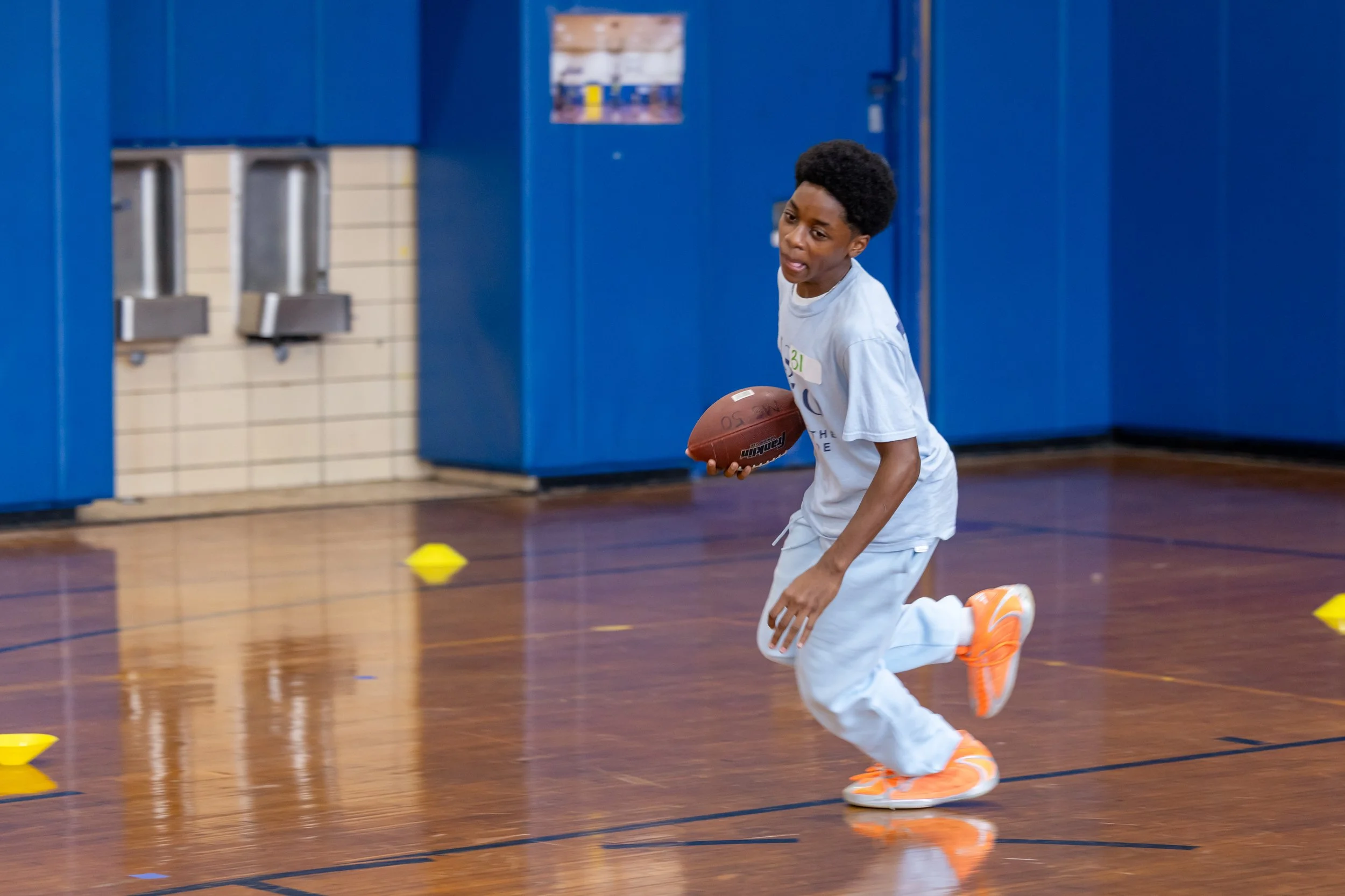 Middle school flag football tryouts