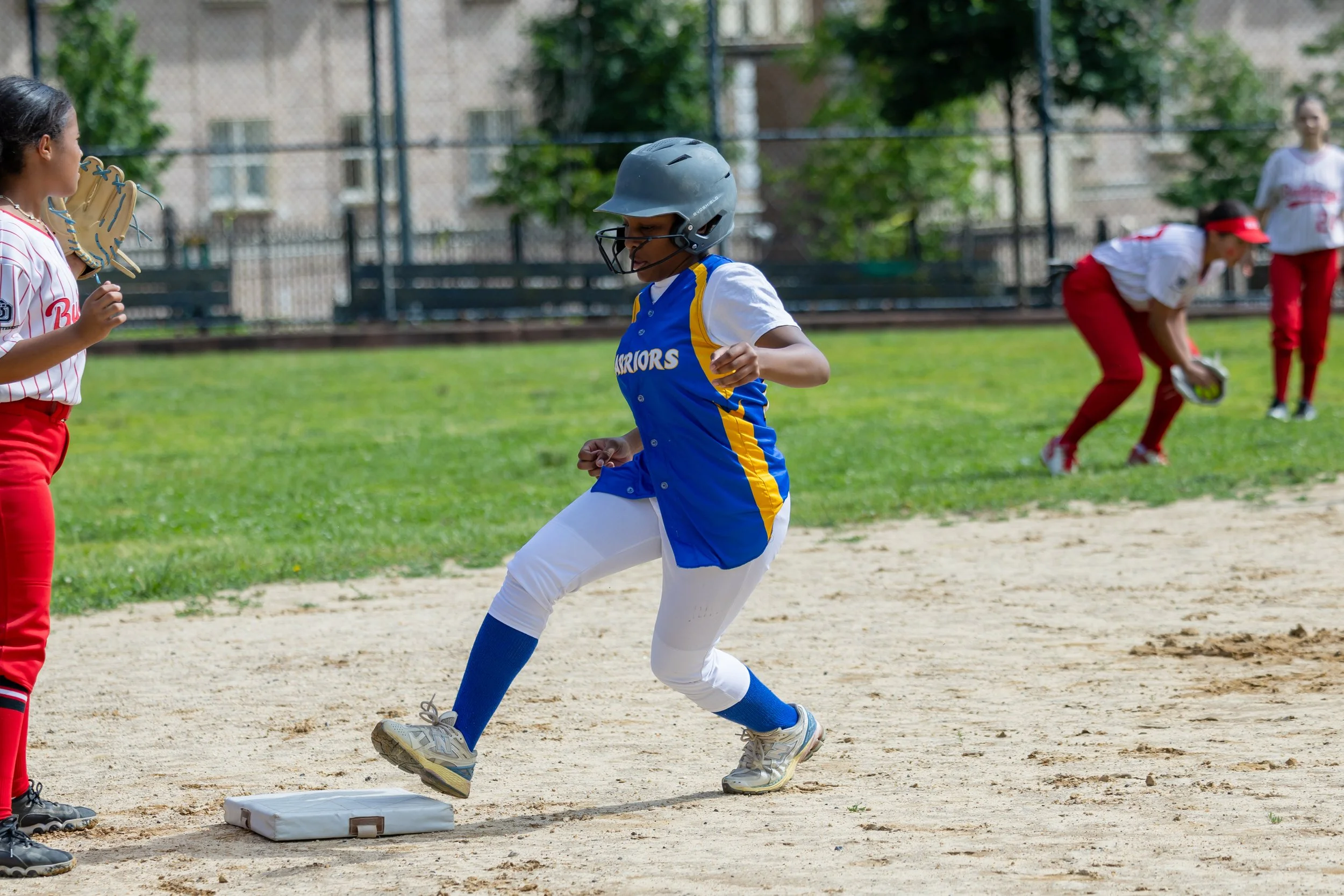 MS 50 softball team plays
