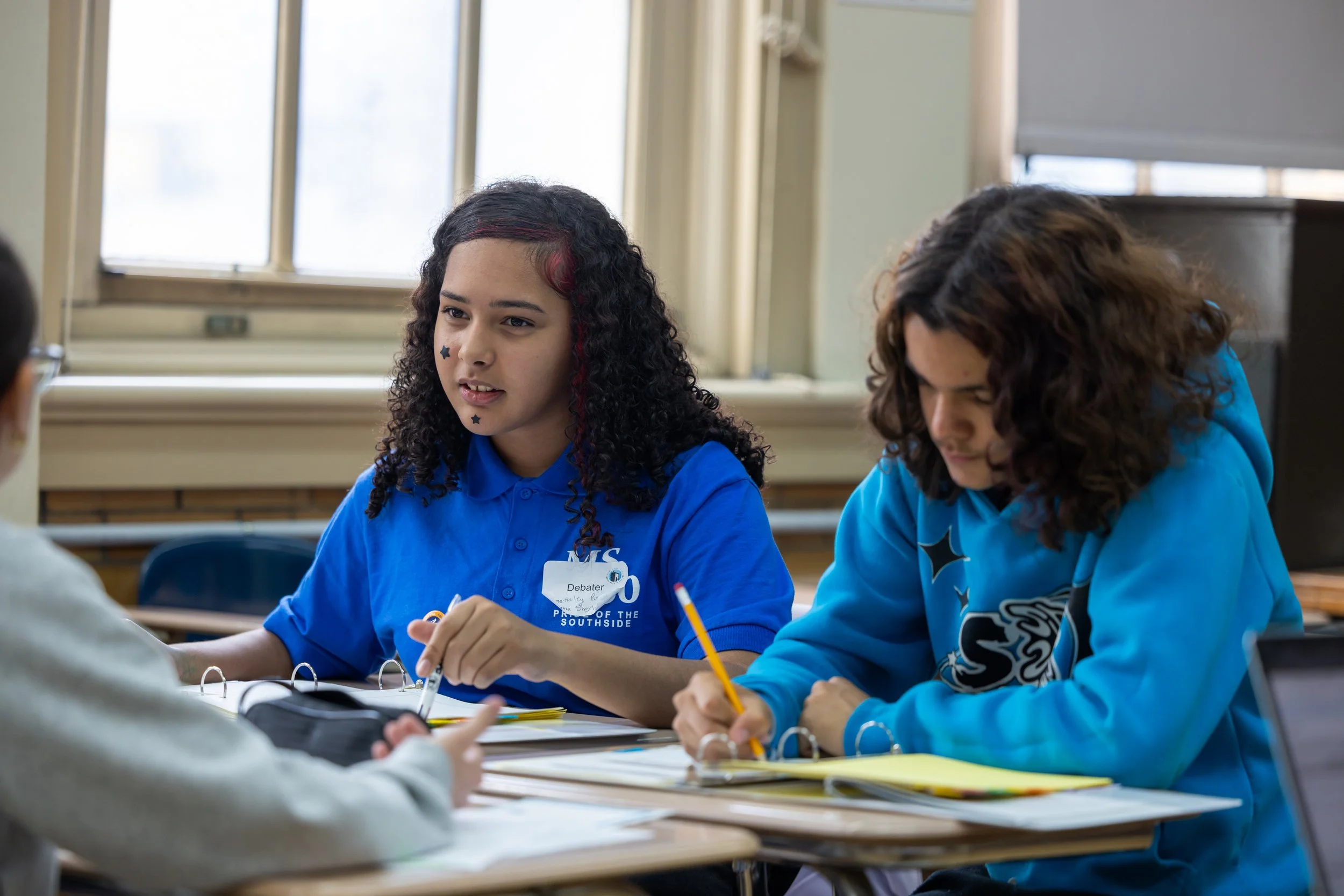 MS 50 debate team participates in a citywide tournament