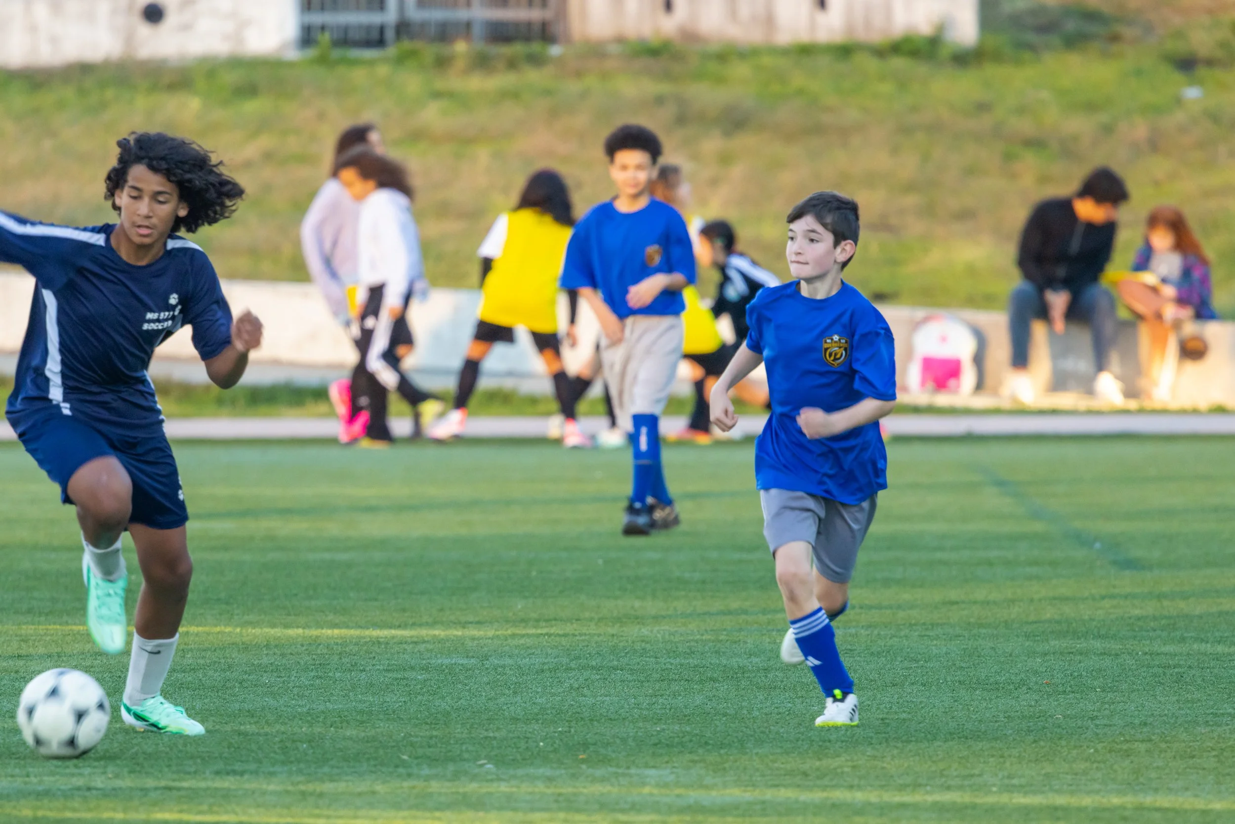Boys soccer team plays in the fall