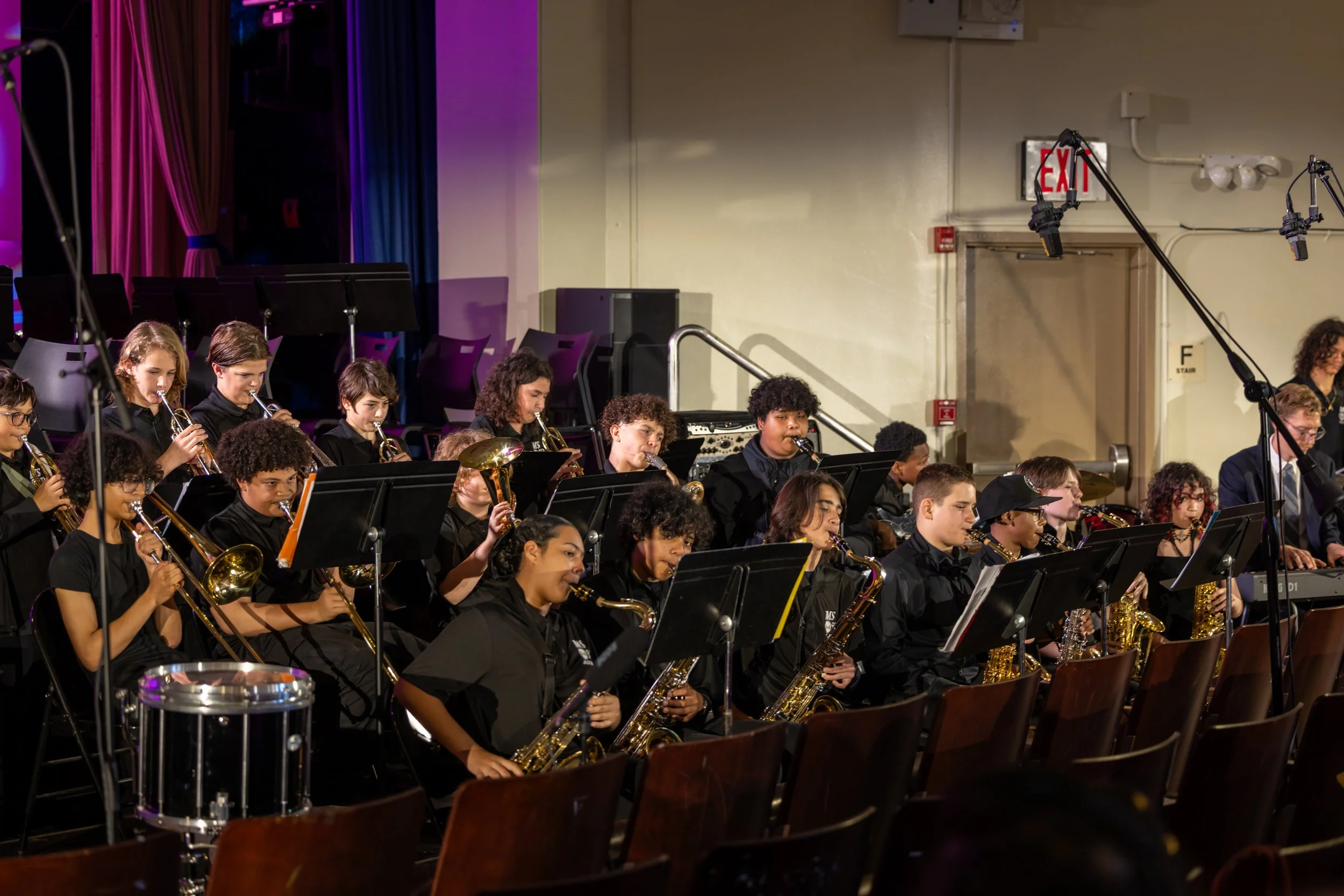 MS 50 Jazz Band performs