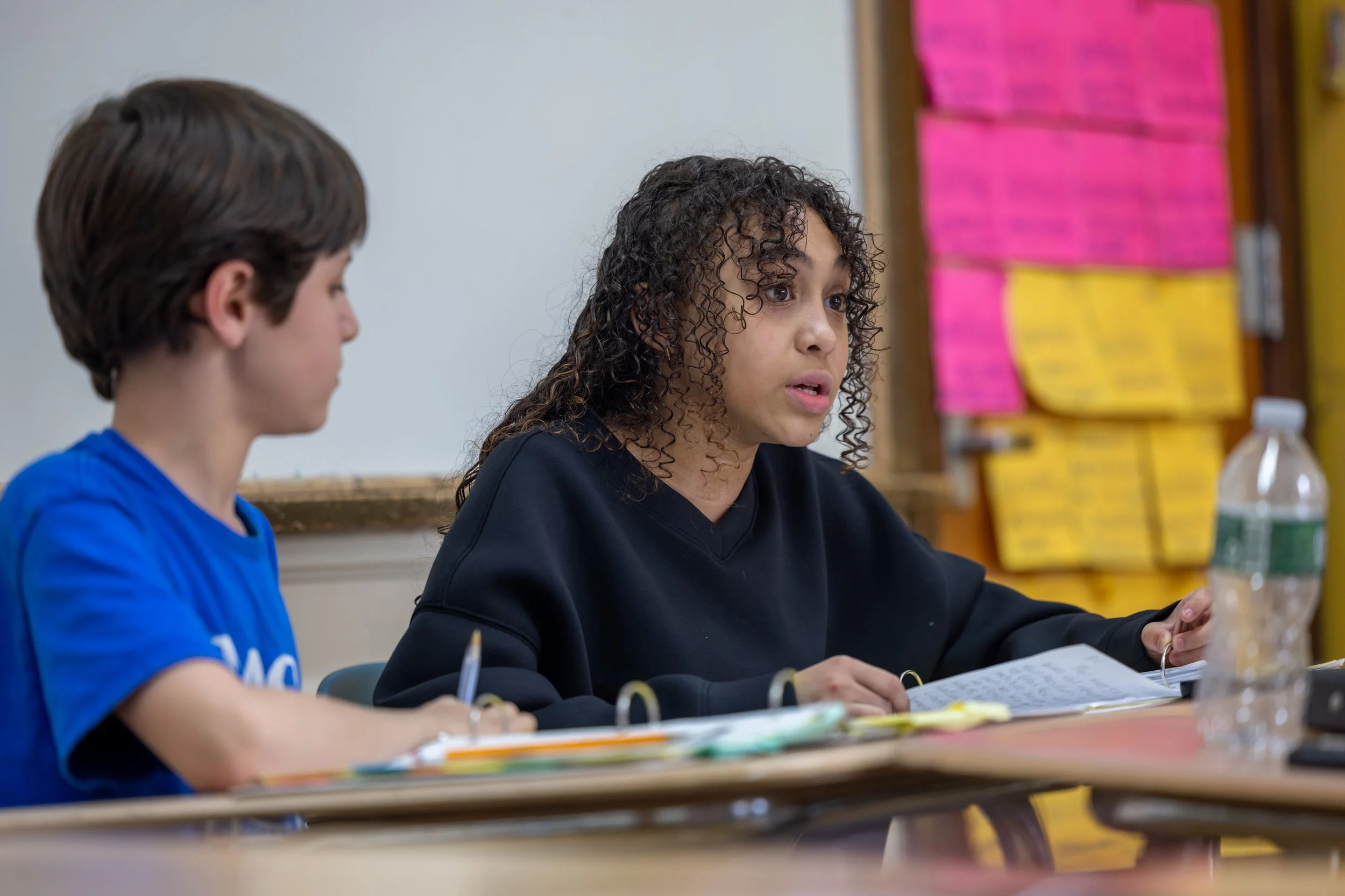 MS 50 debate team participates in a citywide tournament