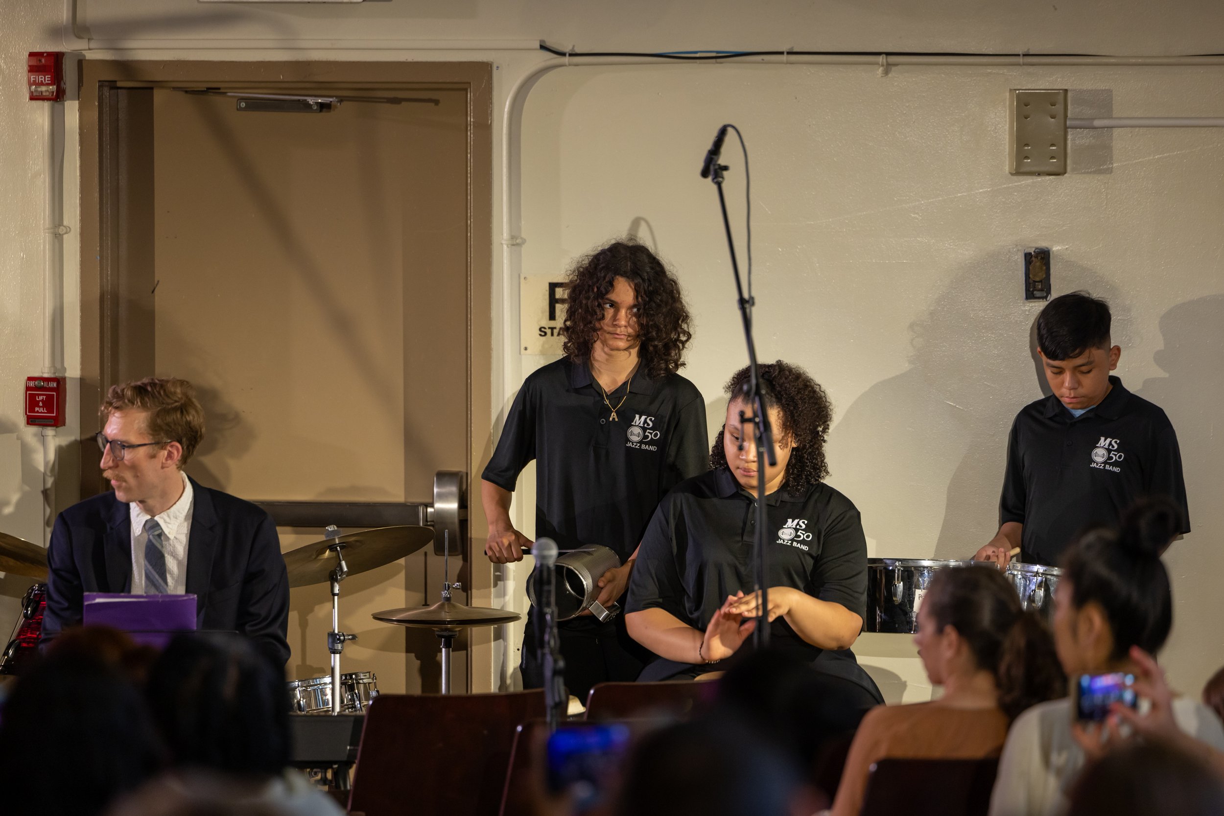 MS 50 Bands perform
