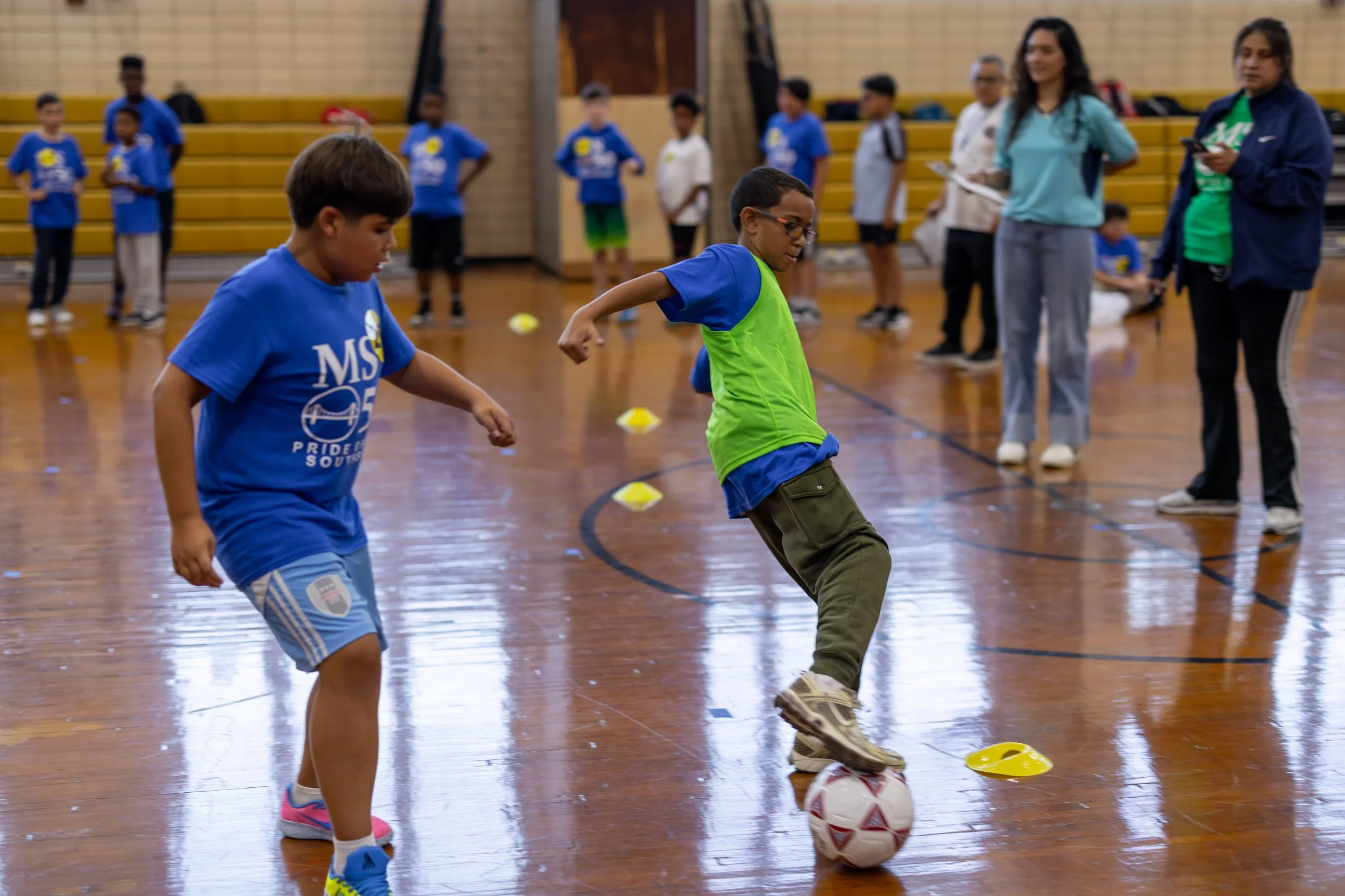 Middle school soccer tryouts