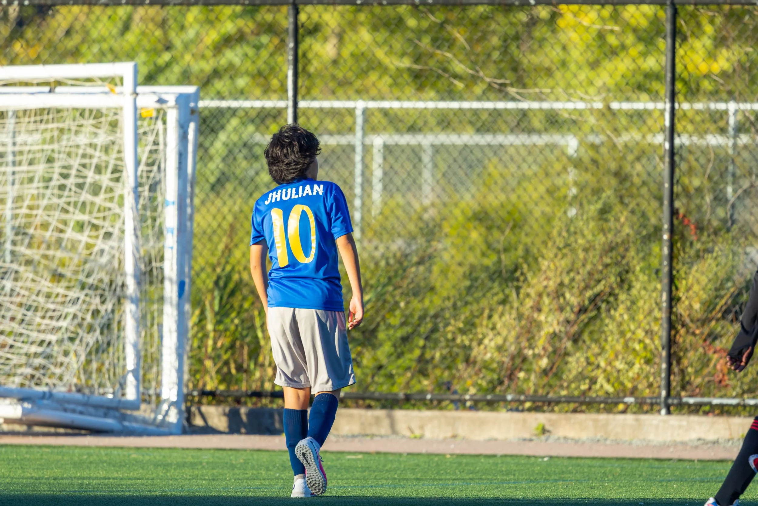 Boys soccer team plays in the fall