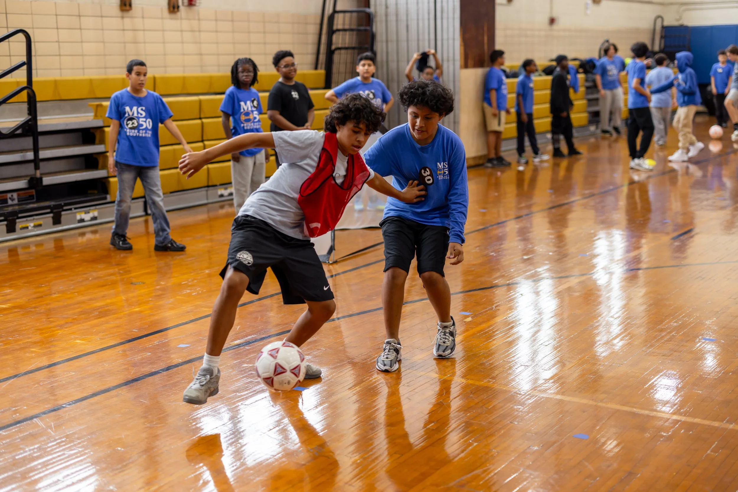 Middle school soccer tryouts