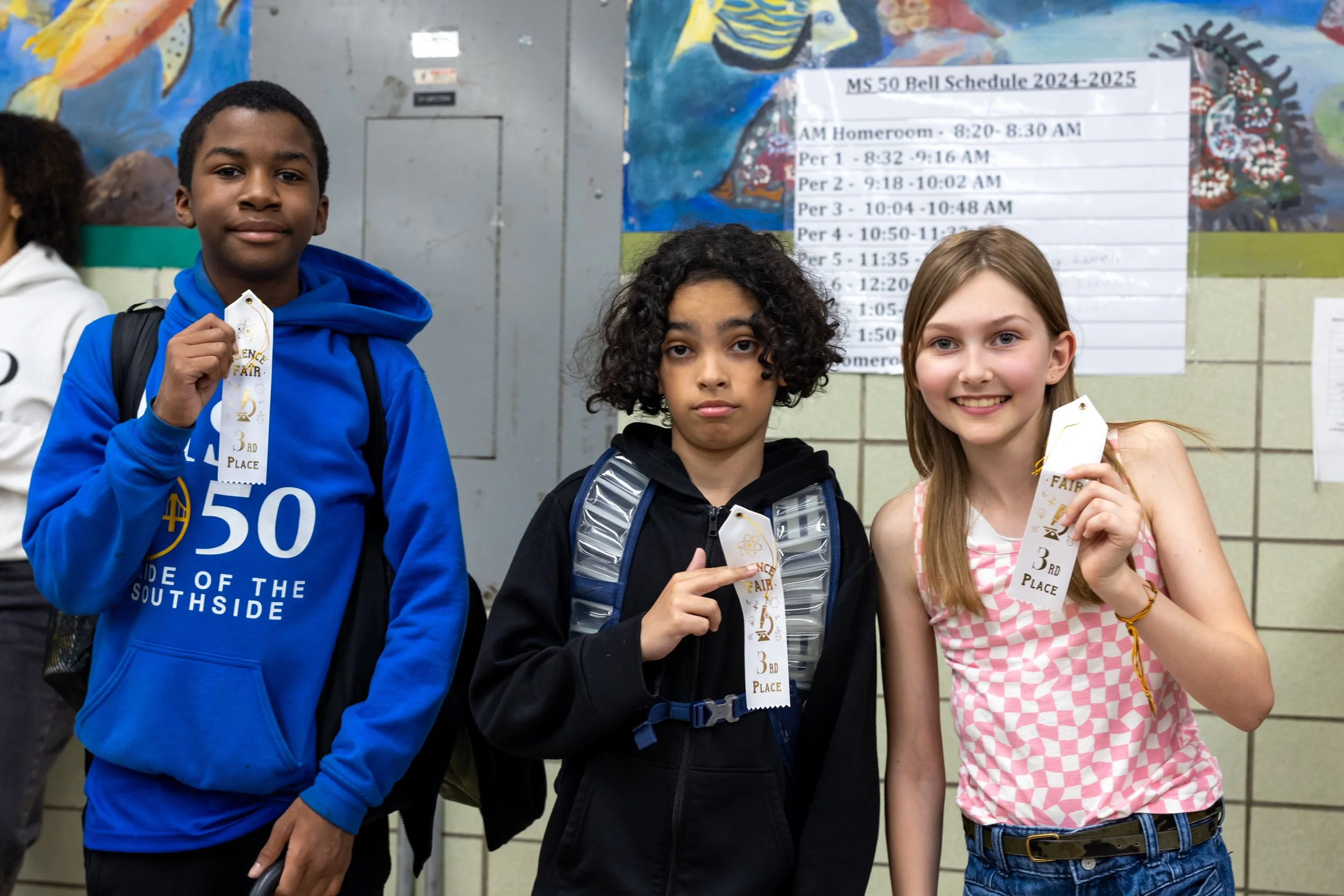 Science fair award winners