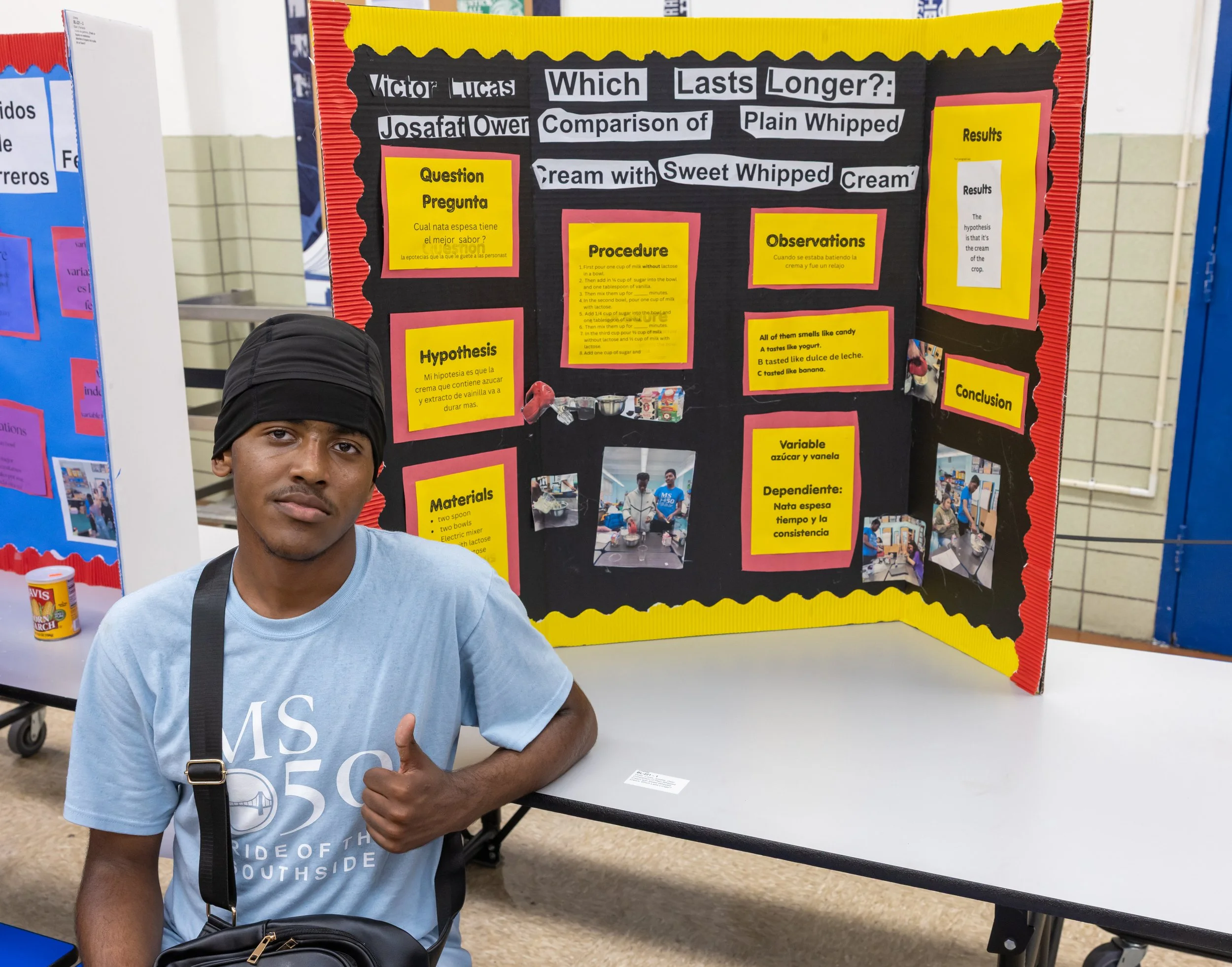 MS 50 students present their science projects