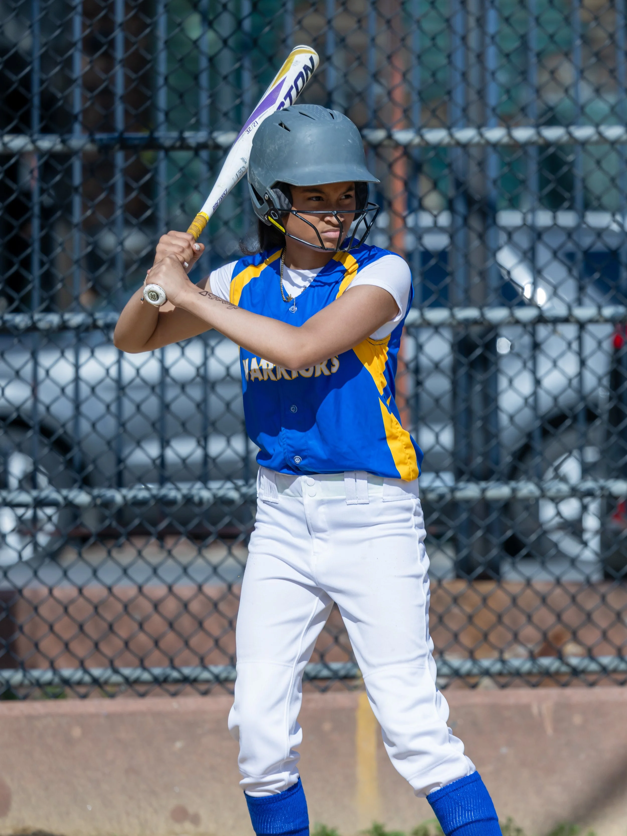 MS 50 softball team plays