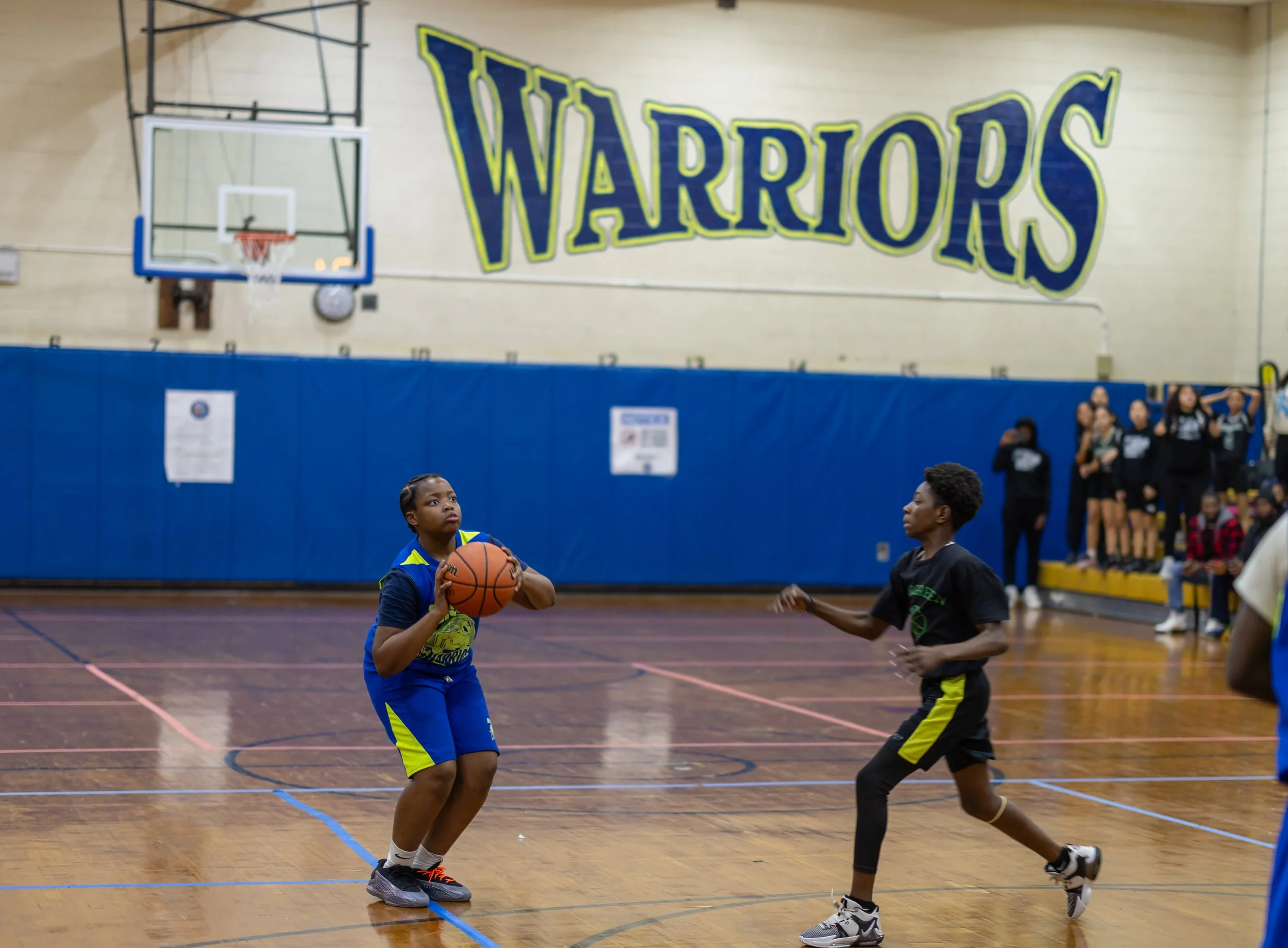 Boys JV Basketball players at MS 50