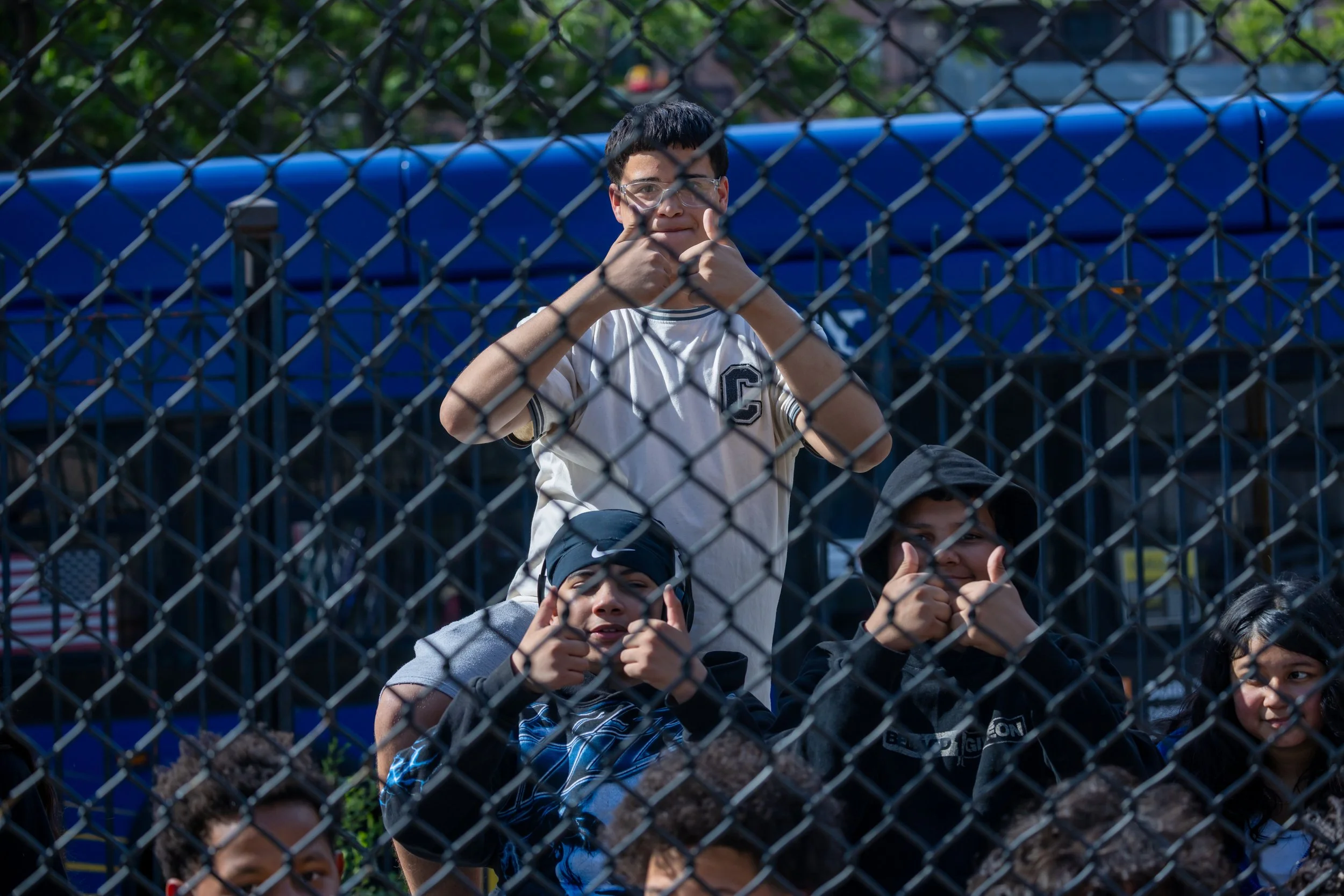MS 50 softball team plays