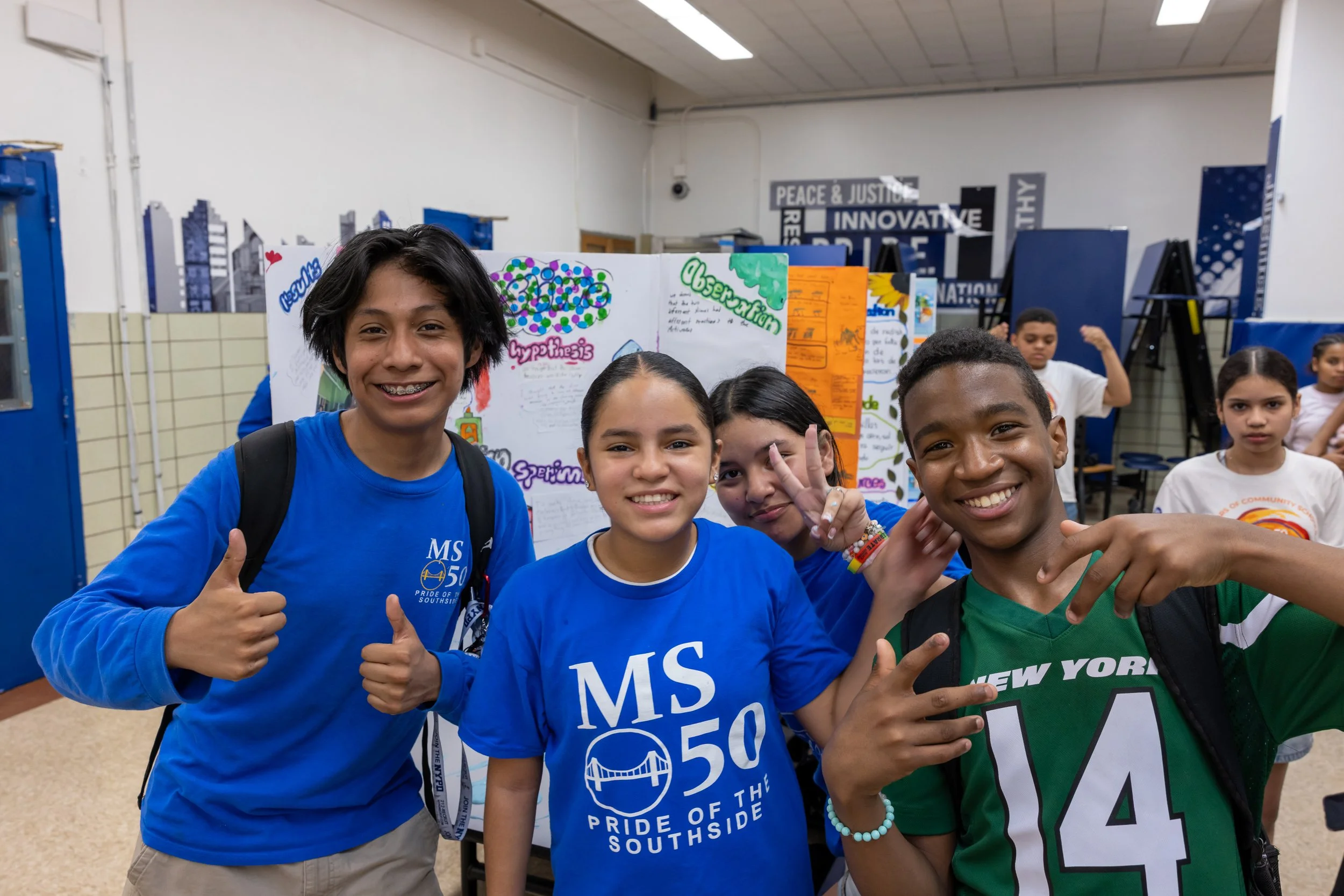 MS 50 students present their science projects