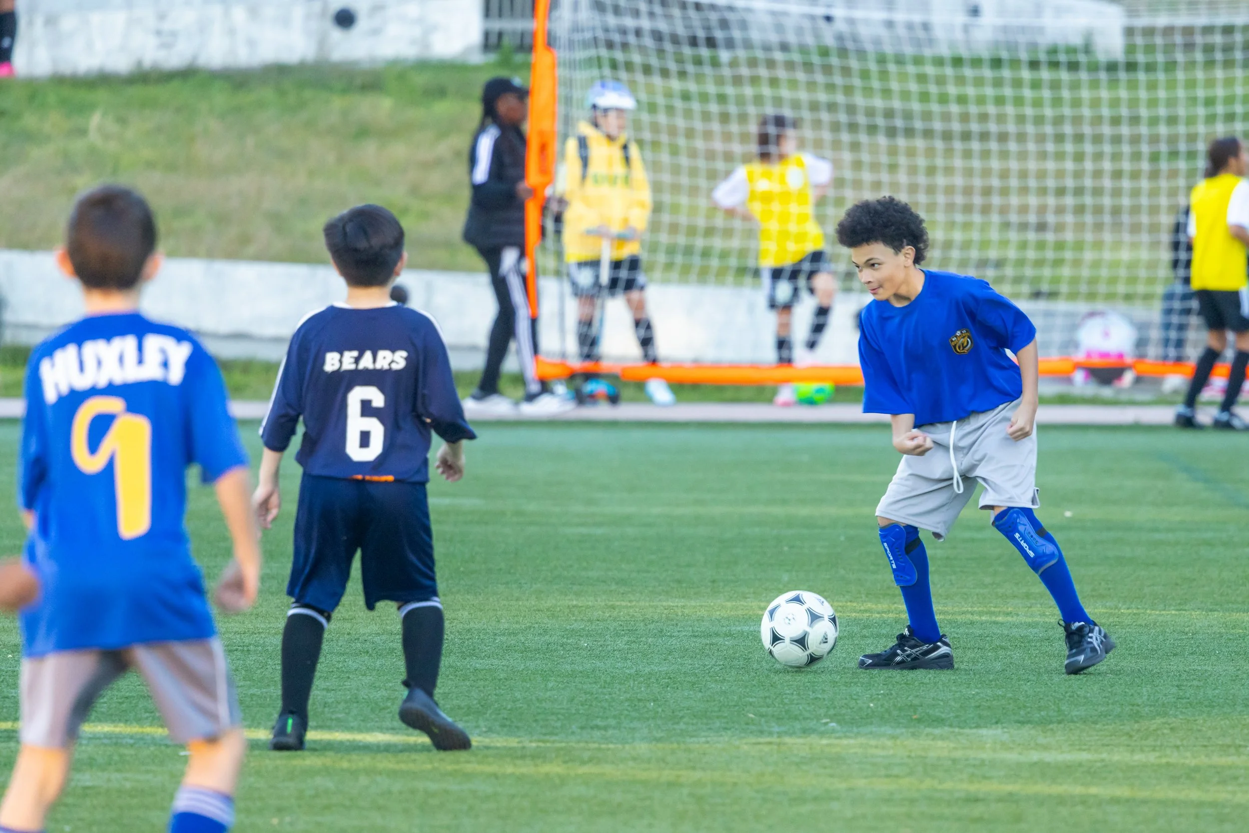 Boys soccer team plays in the fall
