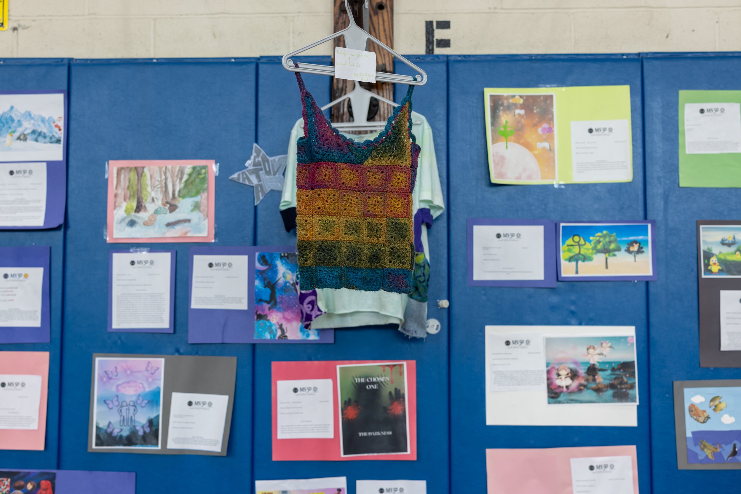 MS 50 student art gallery