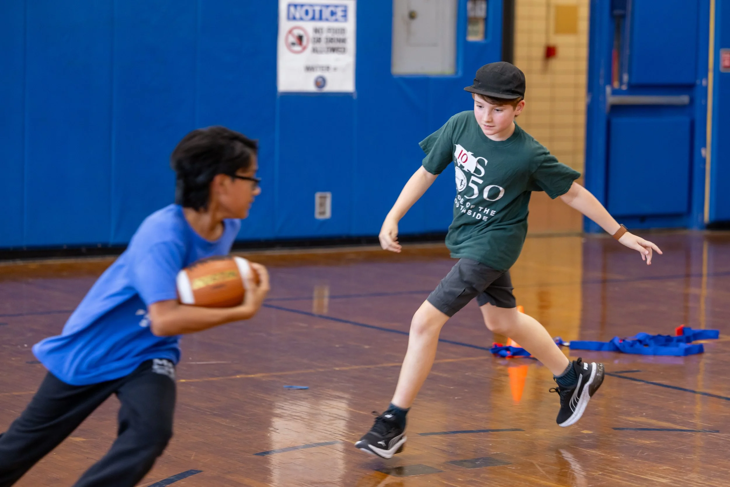Middle school flag football tryouts