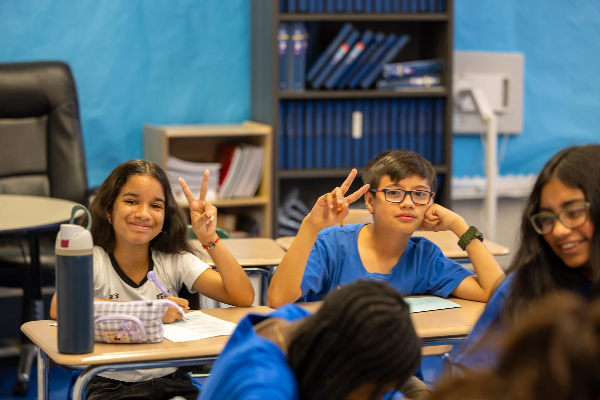 MS 50 students on the first day of school 2026
