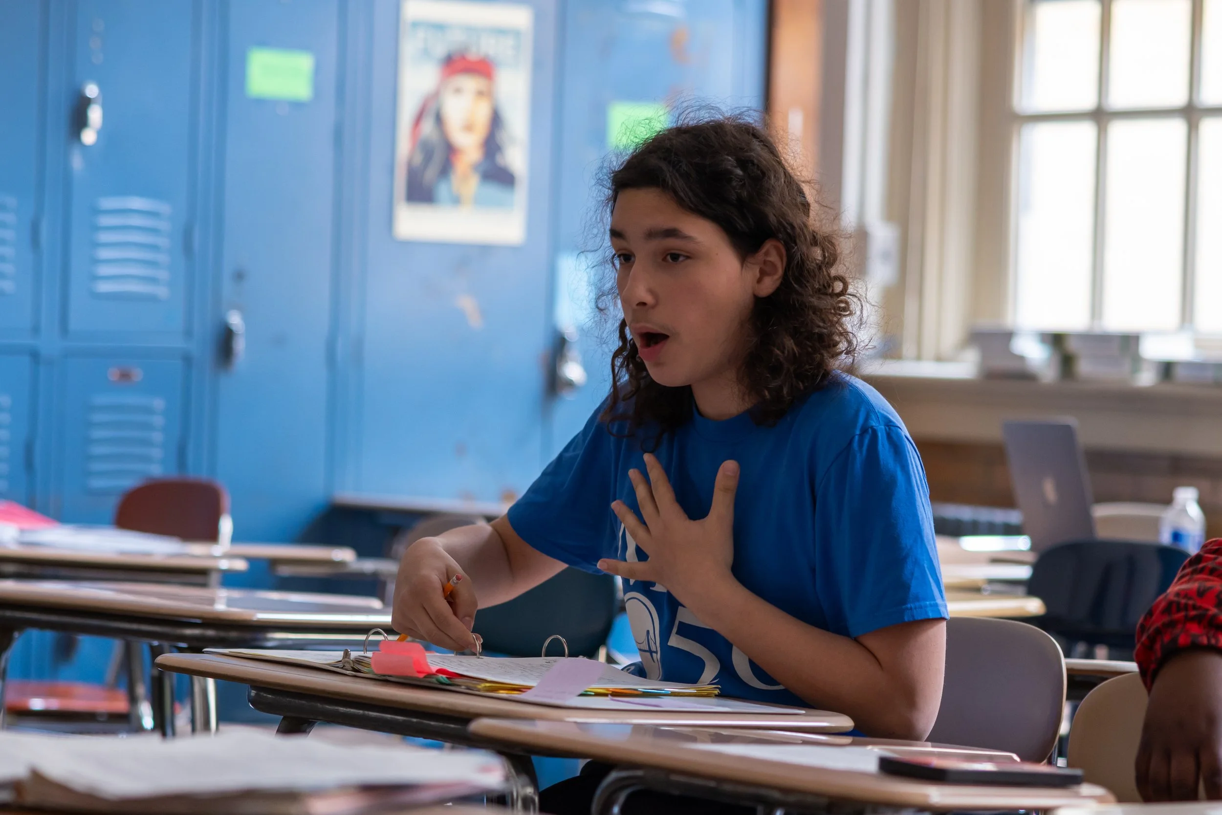 MS 50 debate team participates in a citywide tournament