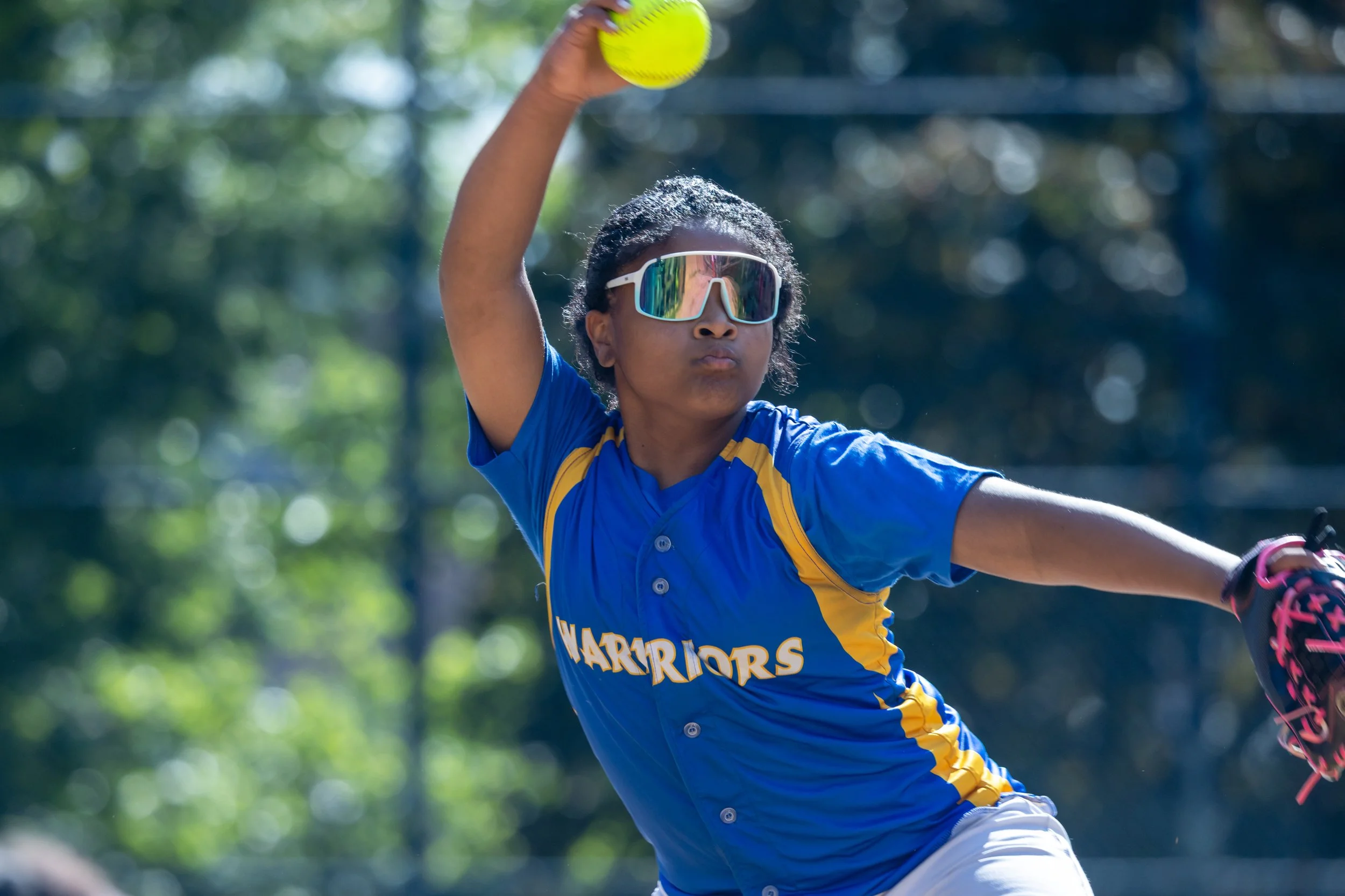MS 50 softball team plays