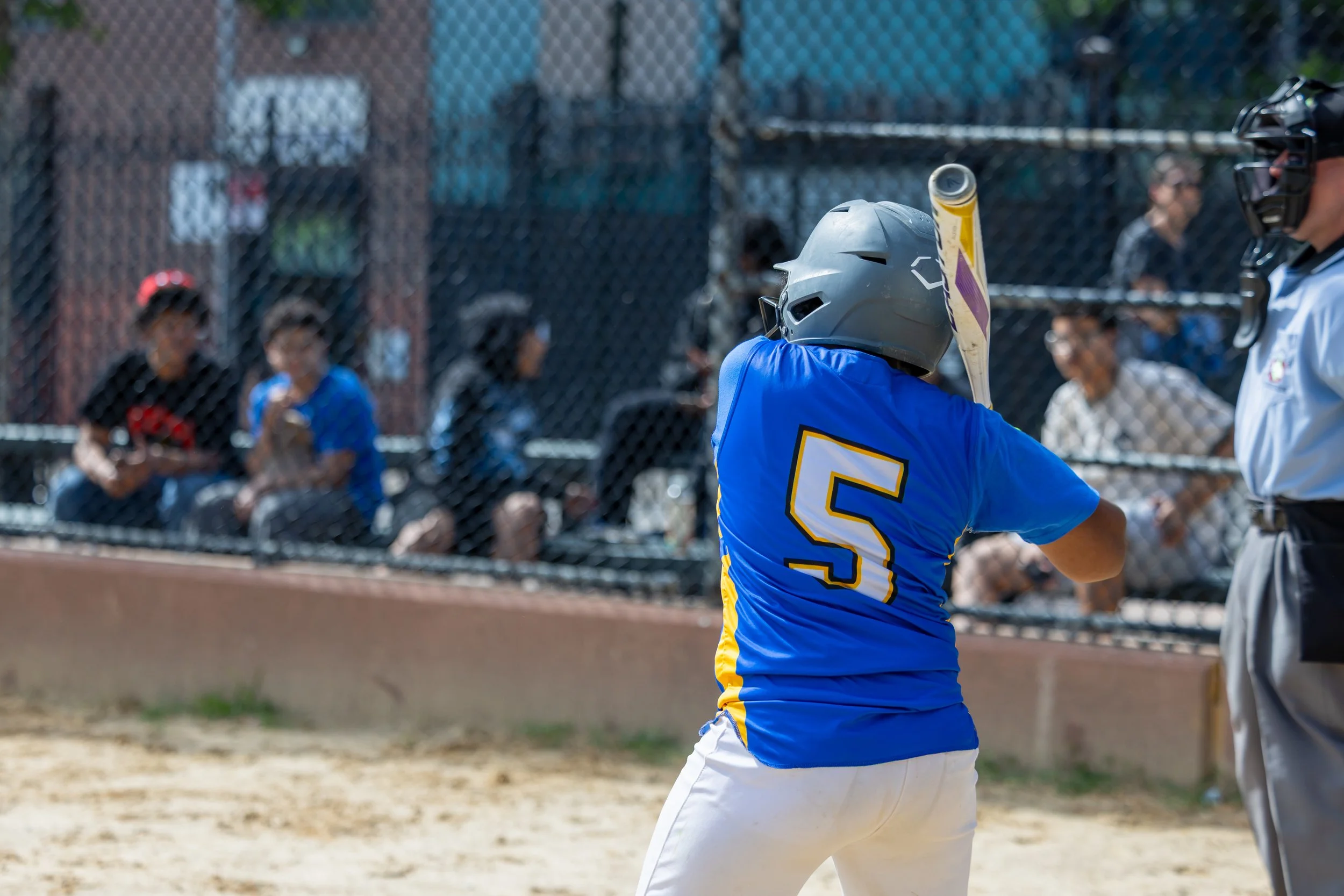 MS 50 softball team plays