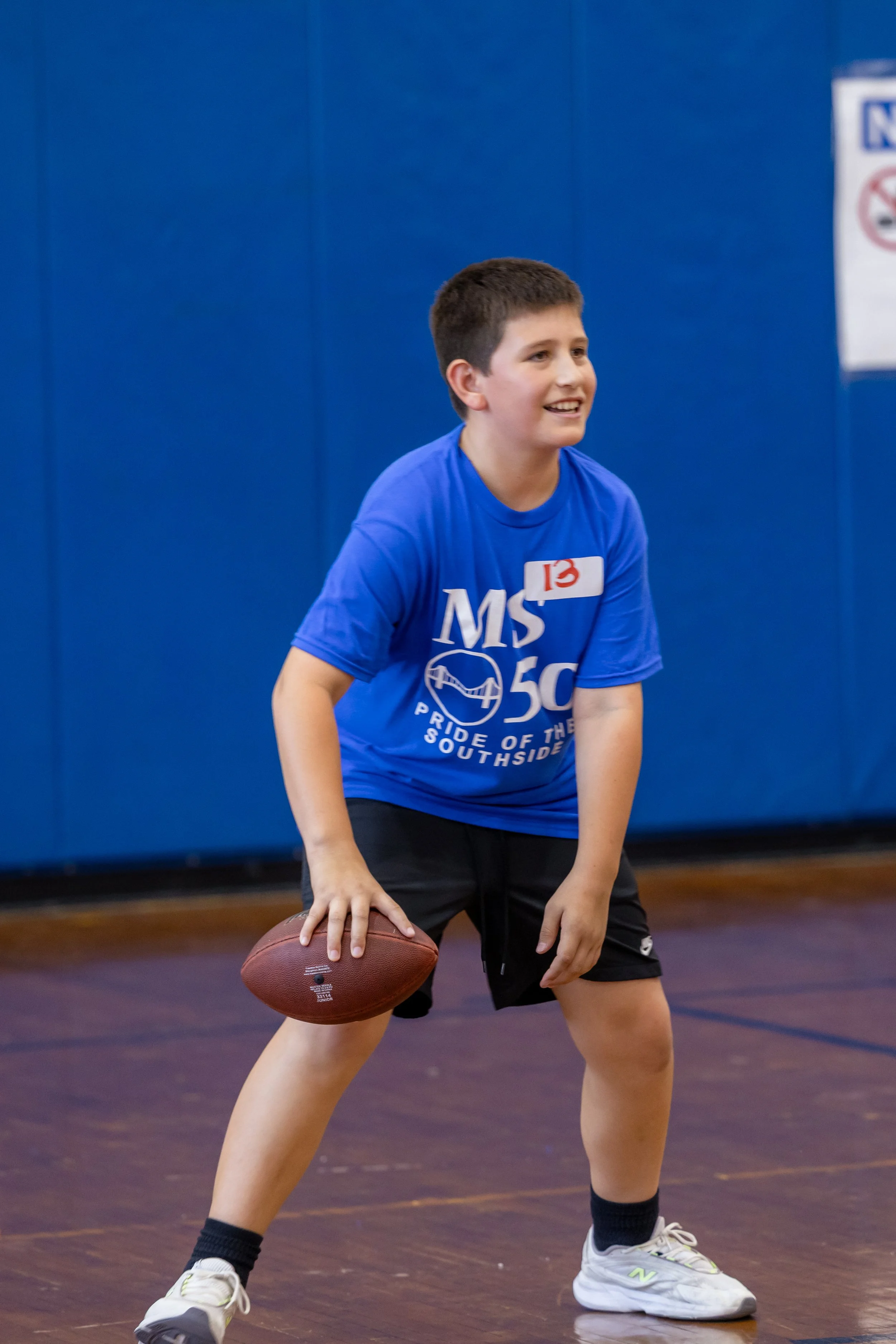 Middle school flag football tryouts