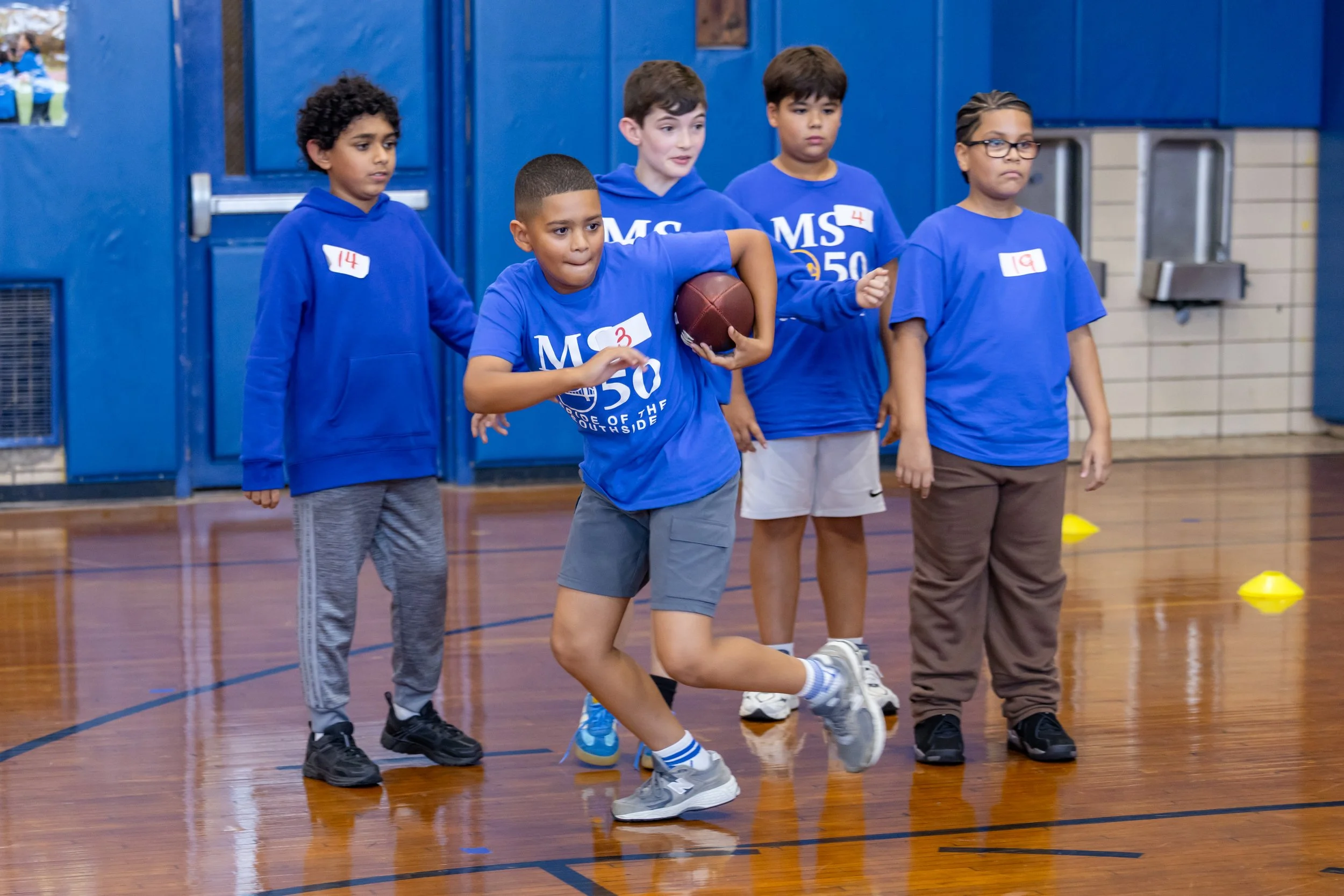 Middle school flag football tryouts