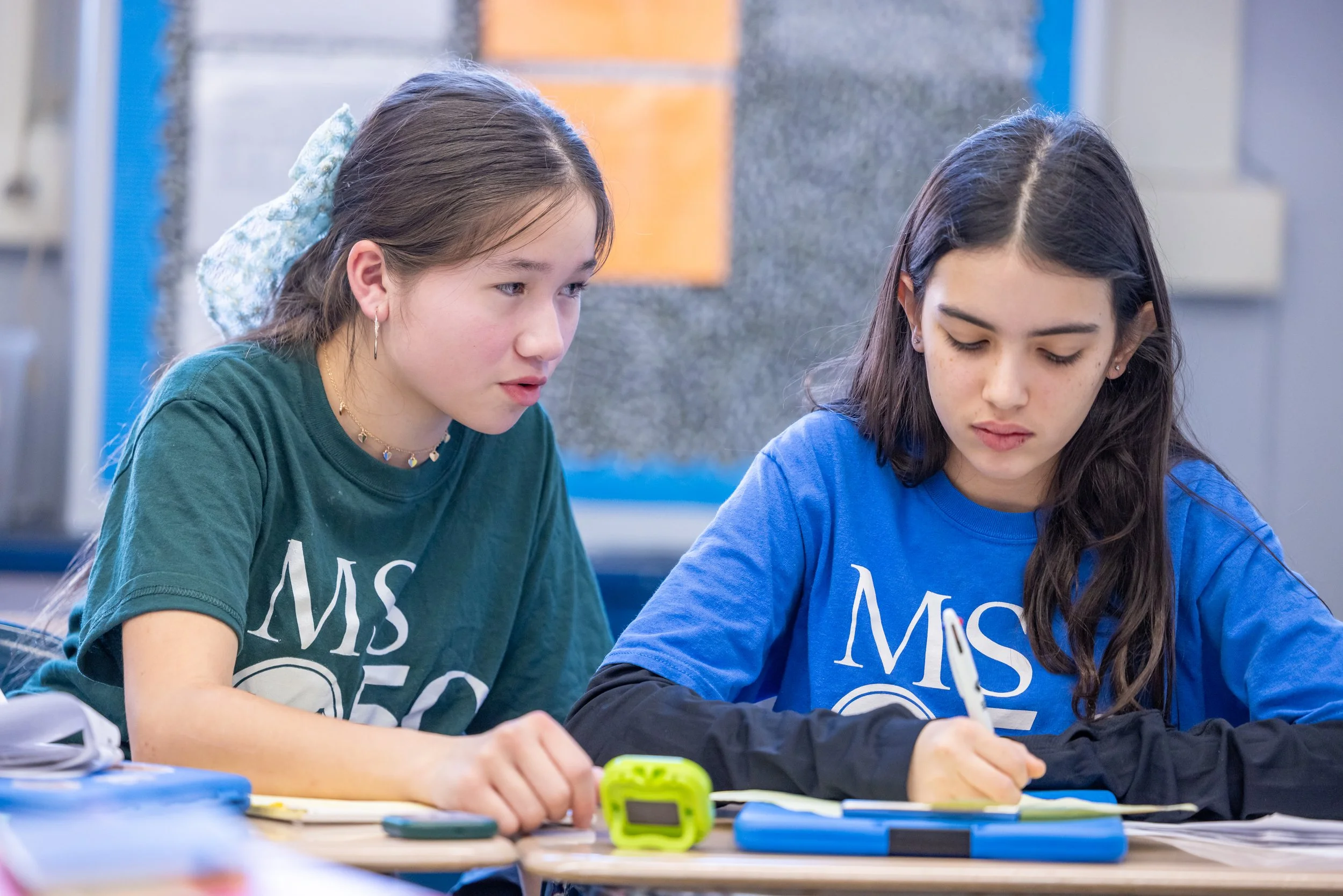 MS 50 students debating