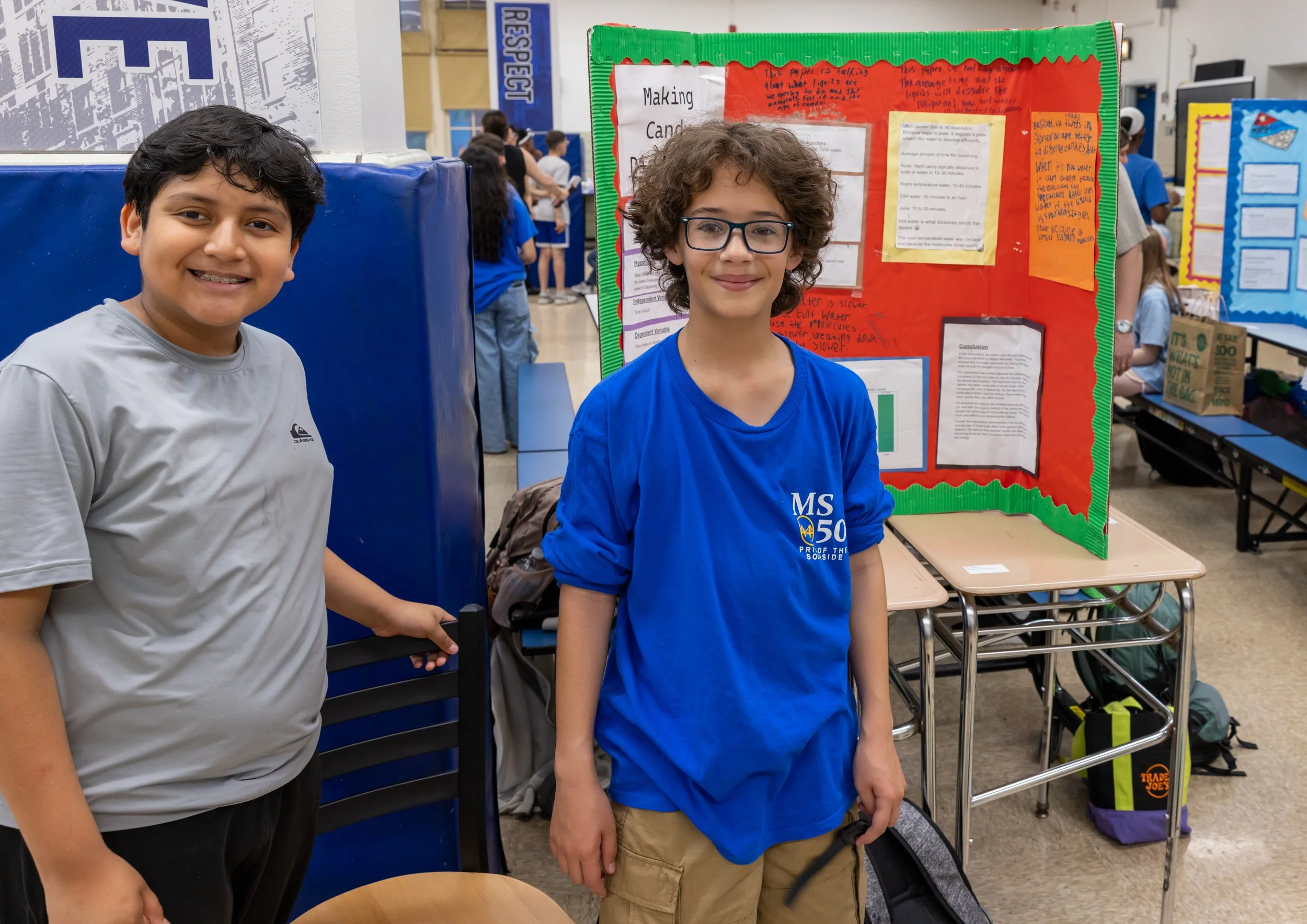 MS 50 students present their science projects