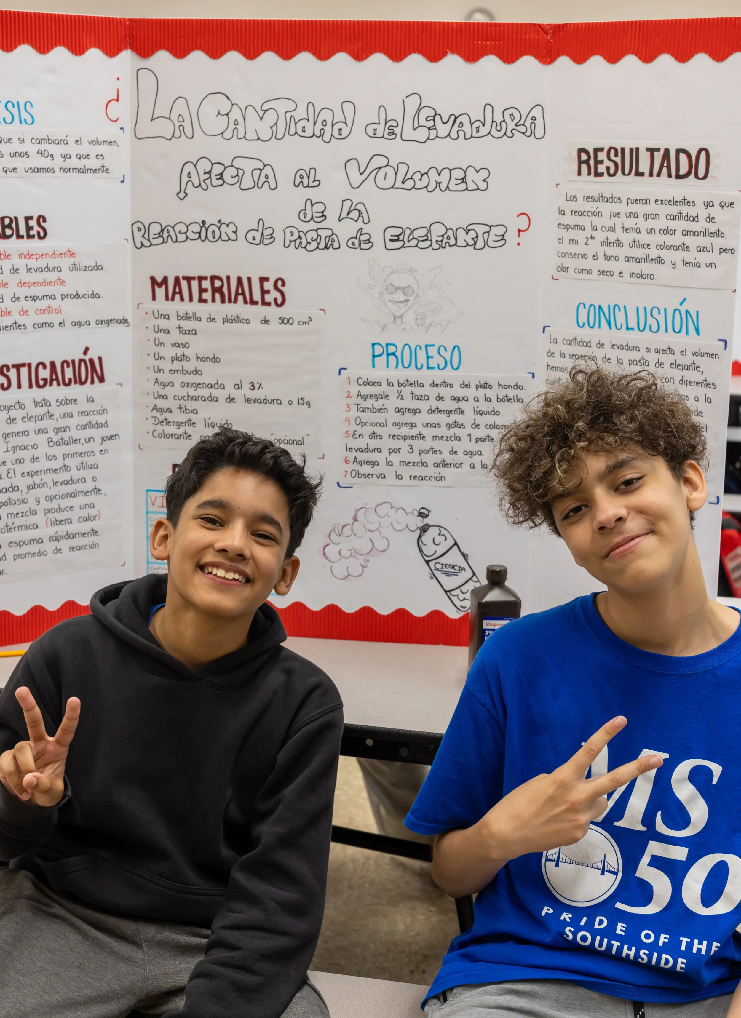 MS 50 students present their science projects