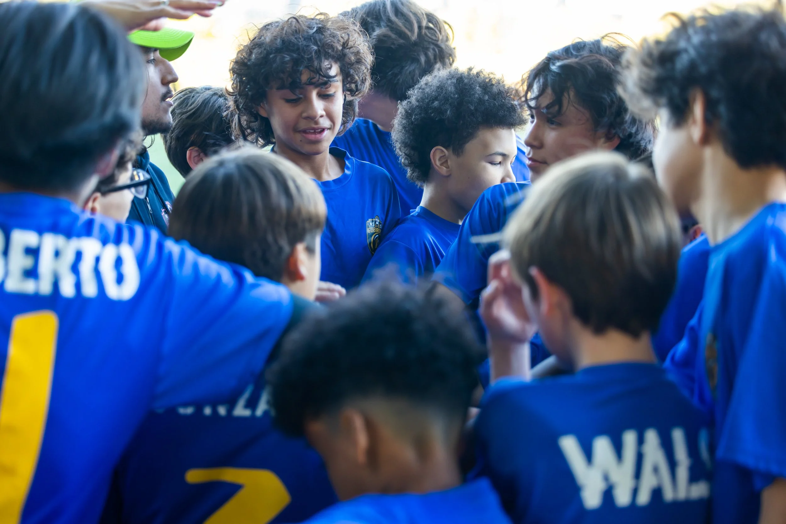 Boys soccer team plays in the fall
