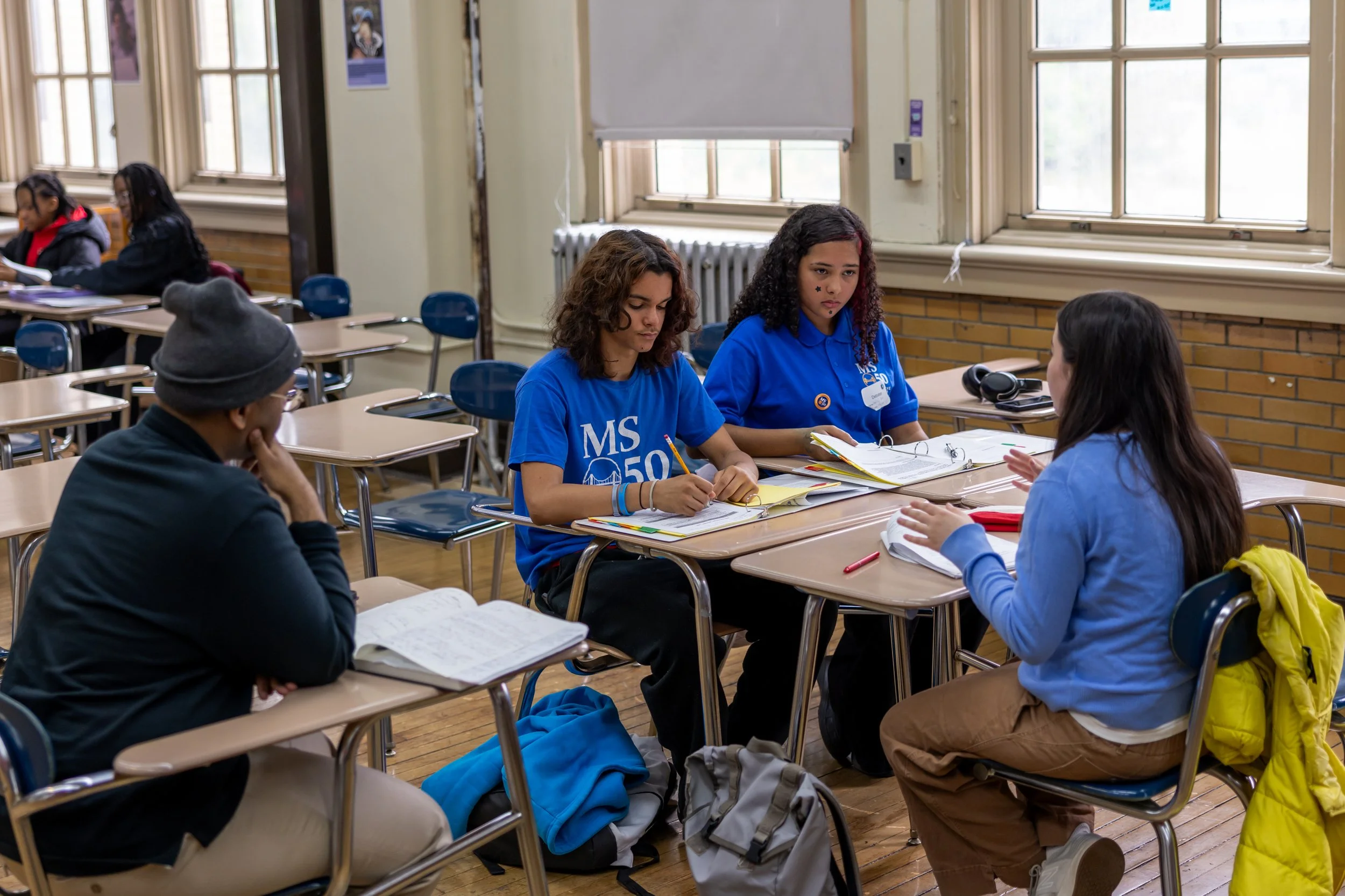 MS 50 debate team participates in a citywide tournament
