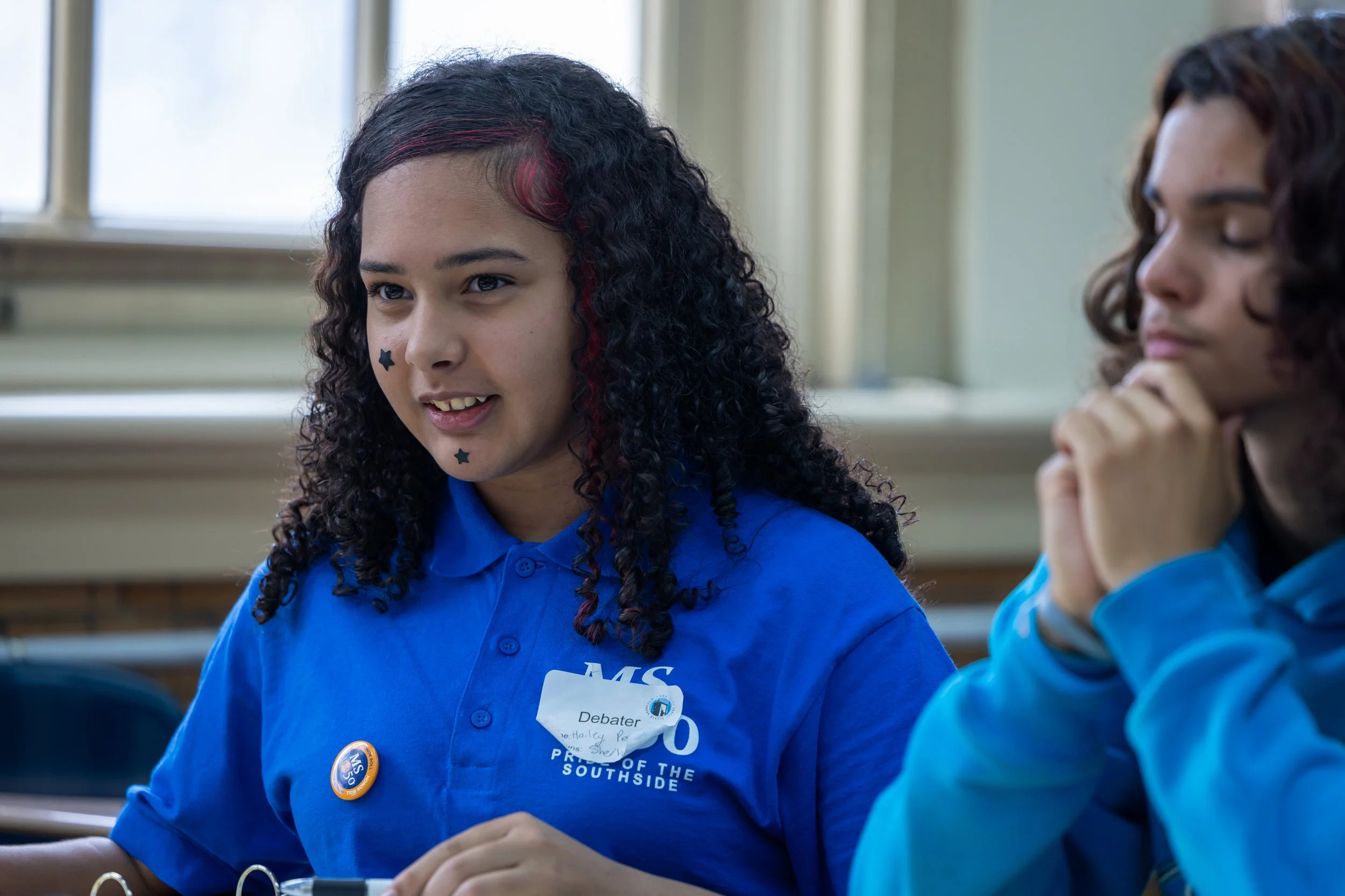 MS 50 debate team participates in a citywide tournament