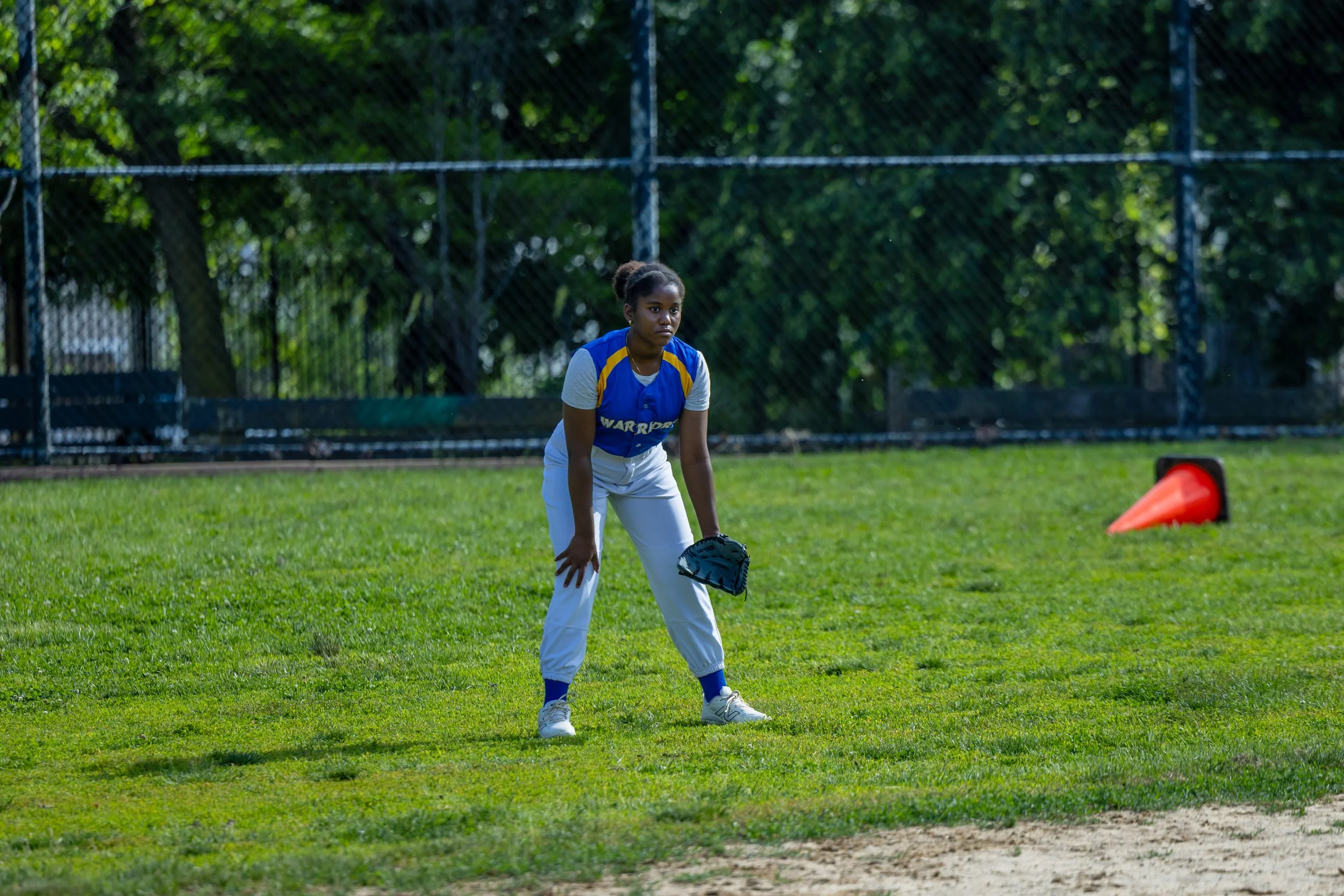 MS 50 softball team plays