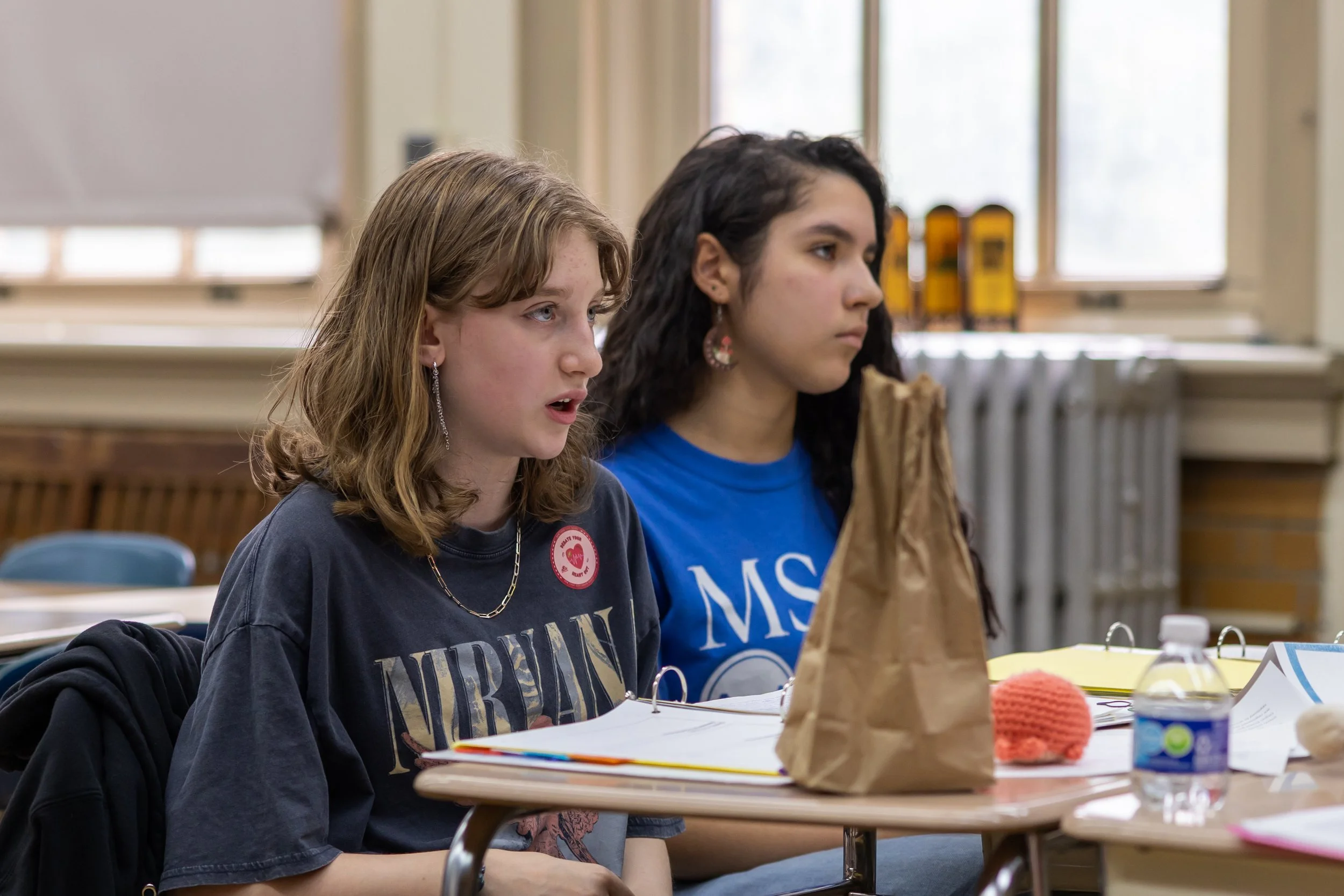 MS 50 debate team participates in a citywide tournament