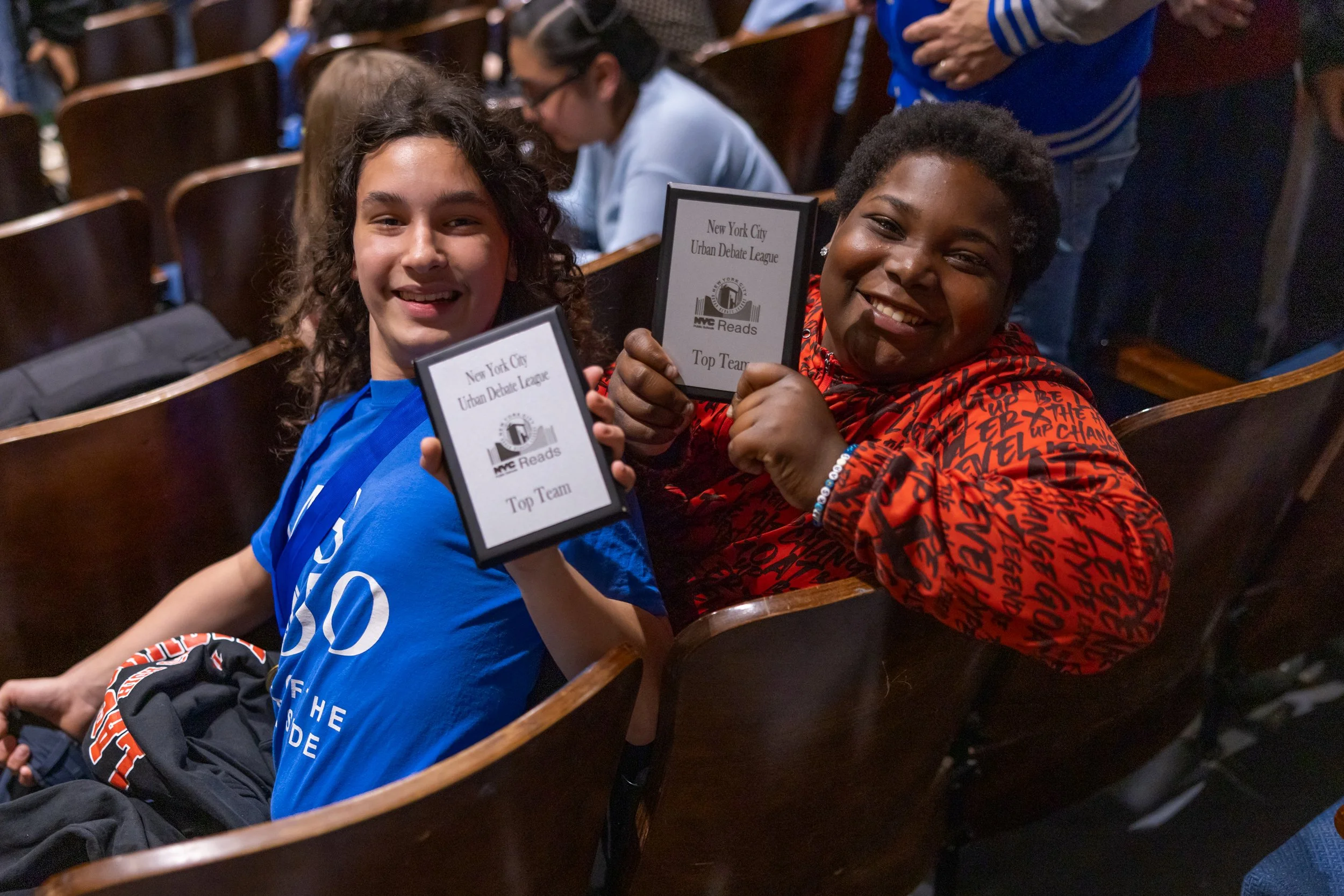 MS 50 debate team participates in a citywide tournament