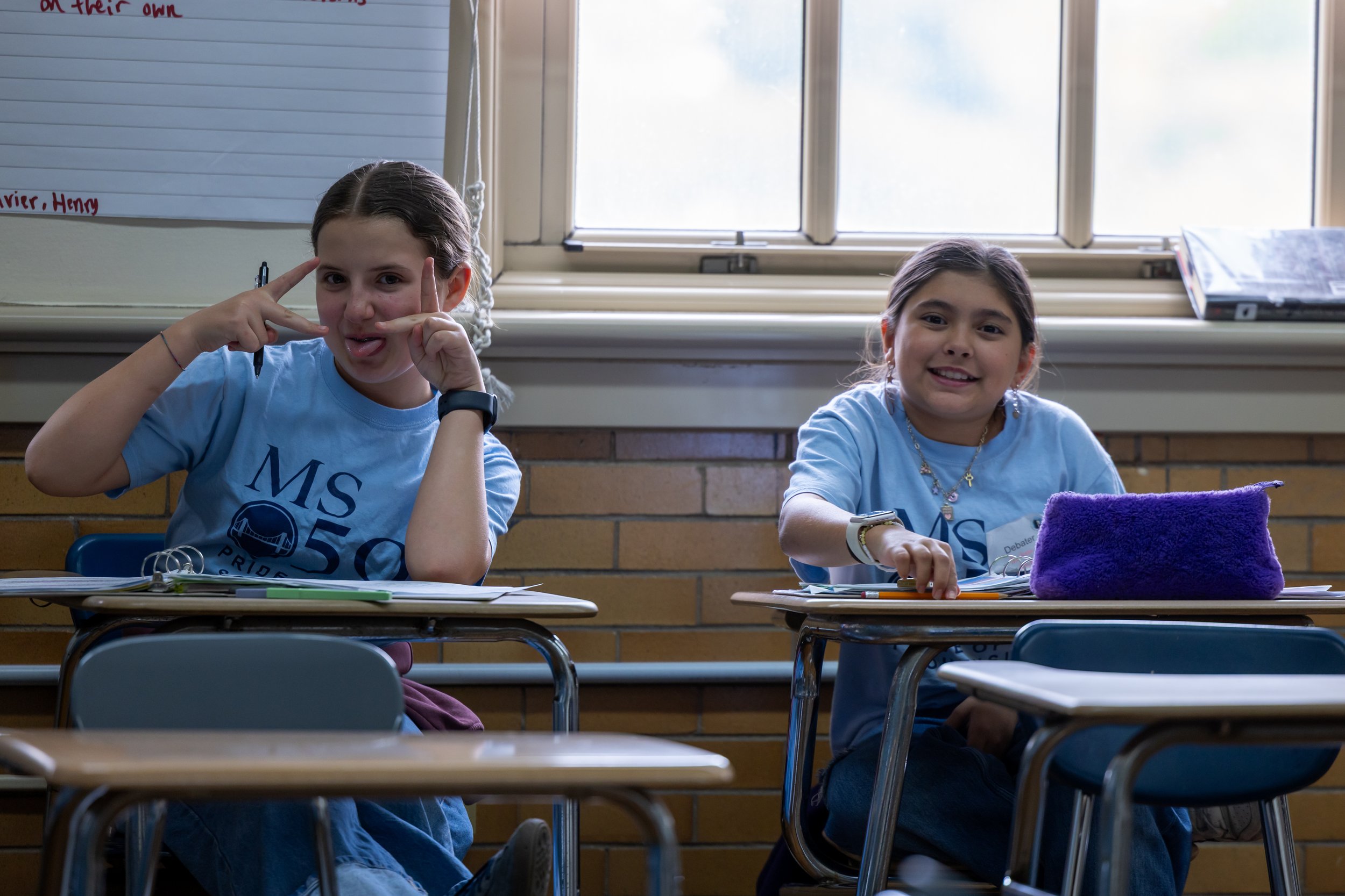 MS 50 debate team participates in a citywide tournament