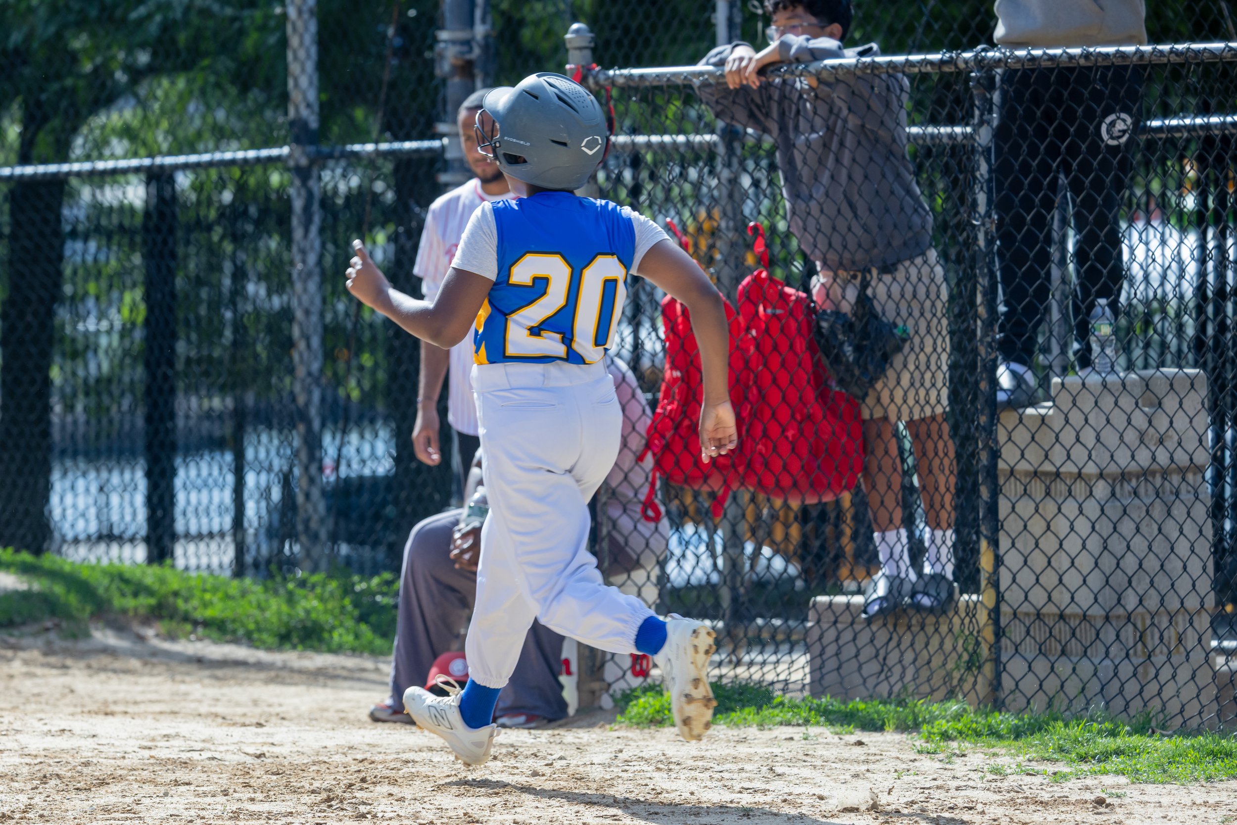 MS 50 softball team plays