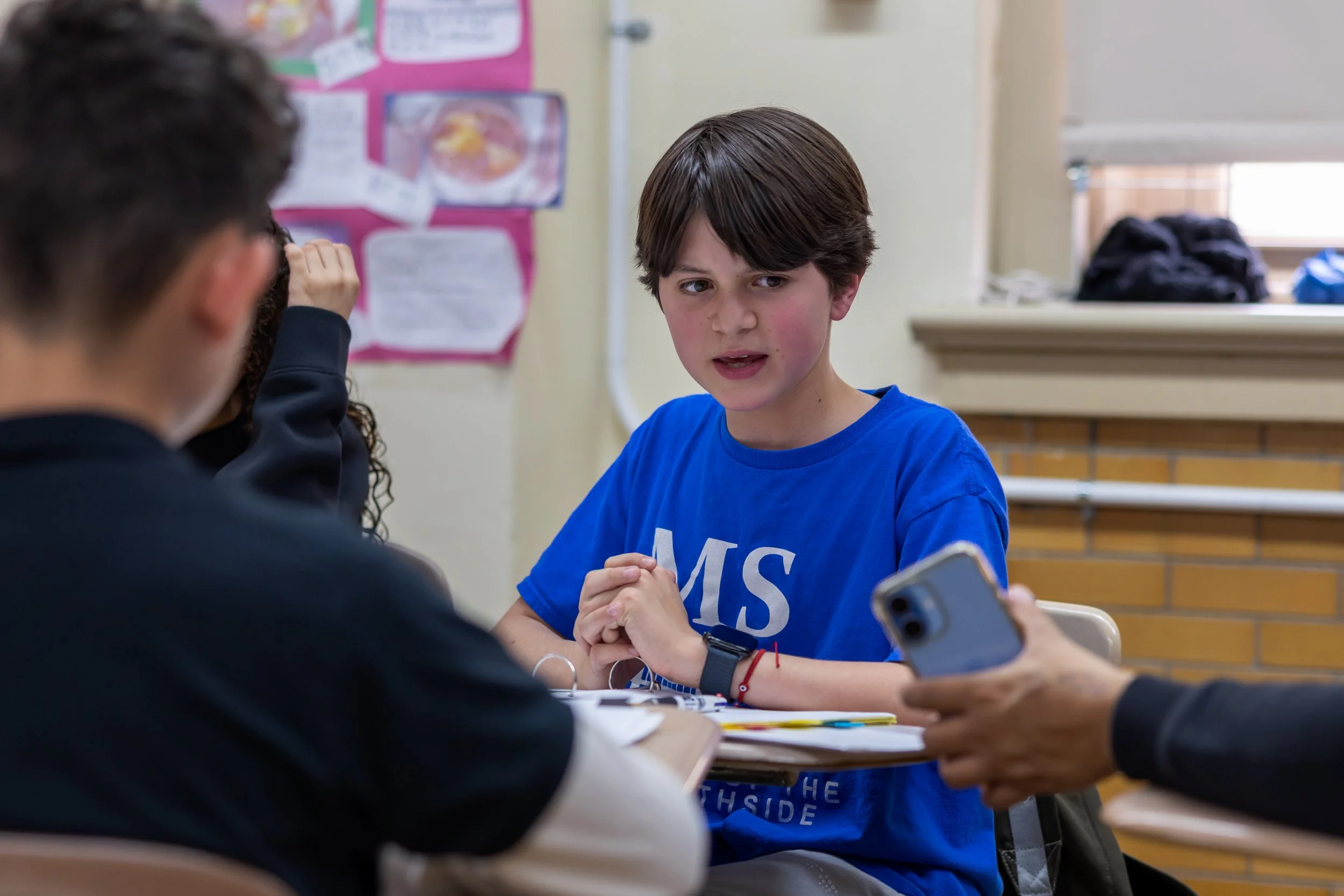 MS 50 debate team participates in a citywide tournament