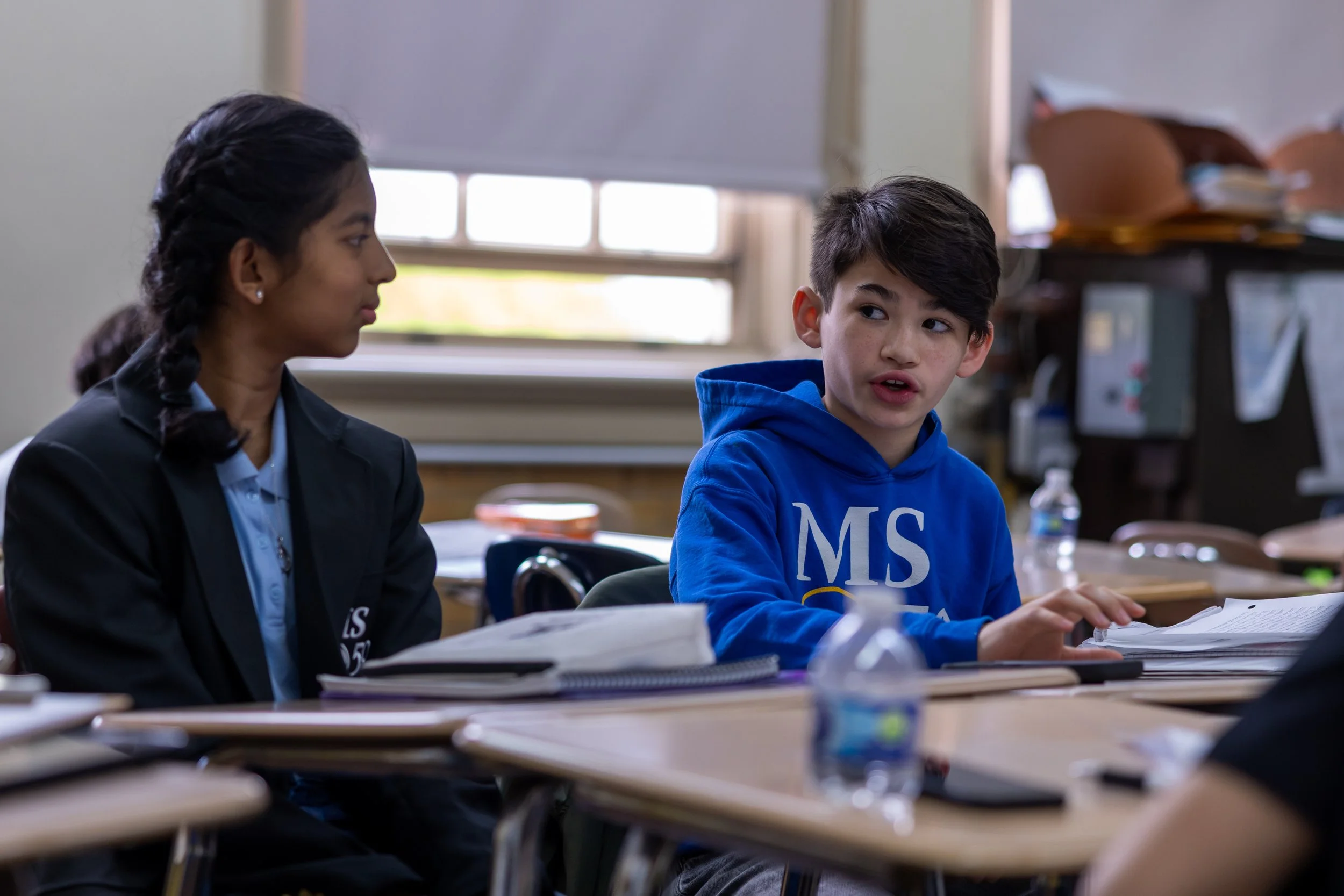 MS 50 debate team participates in a citywide tournament