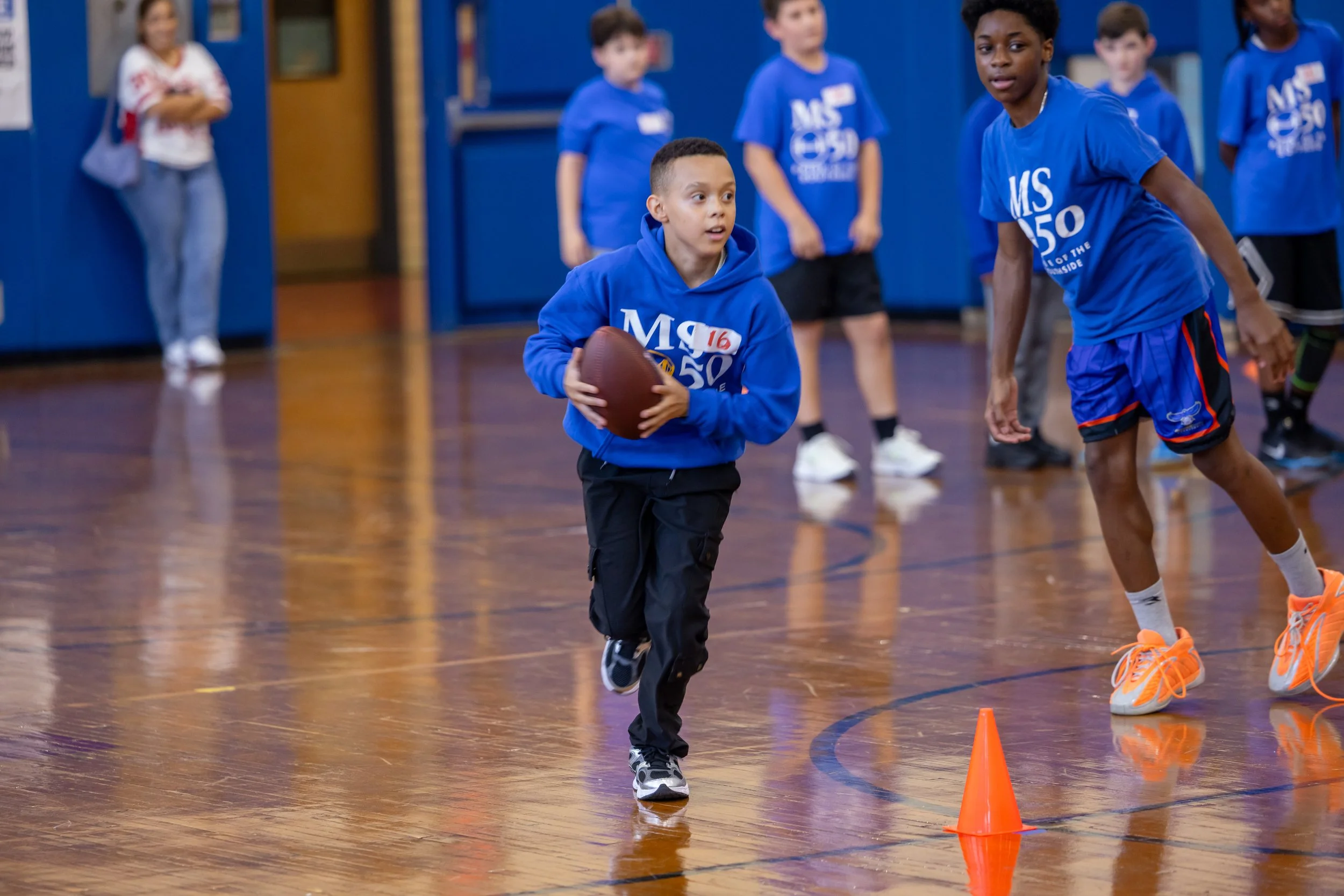Middle school flag football tryouts