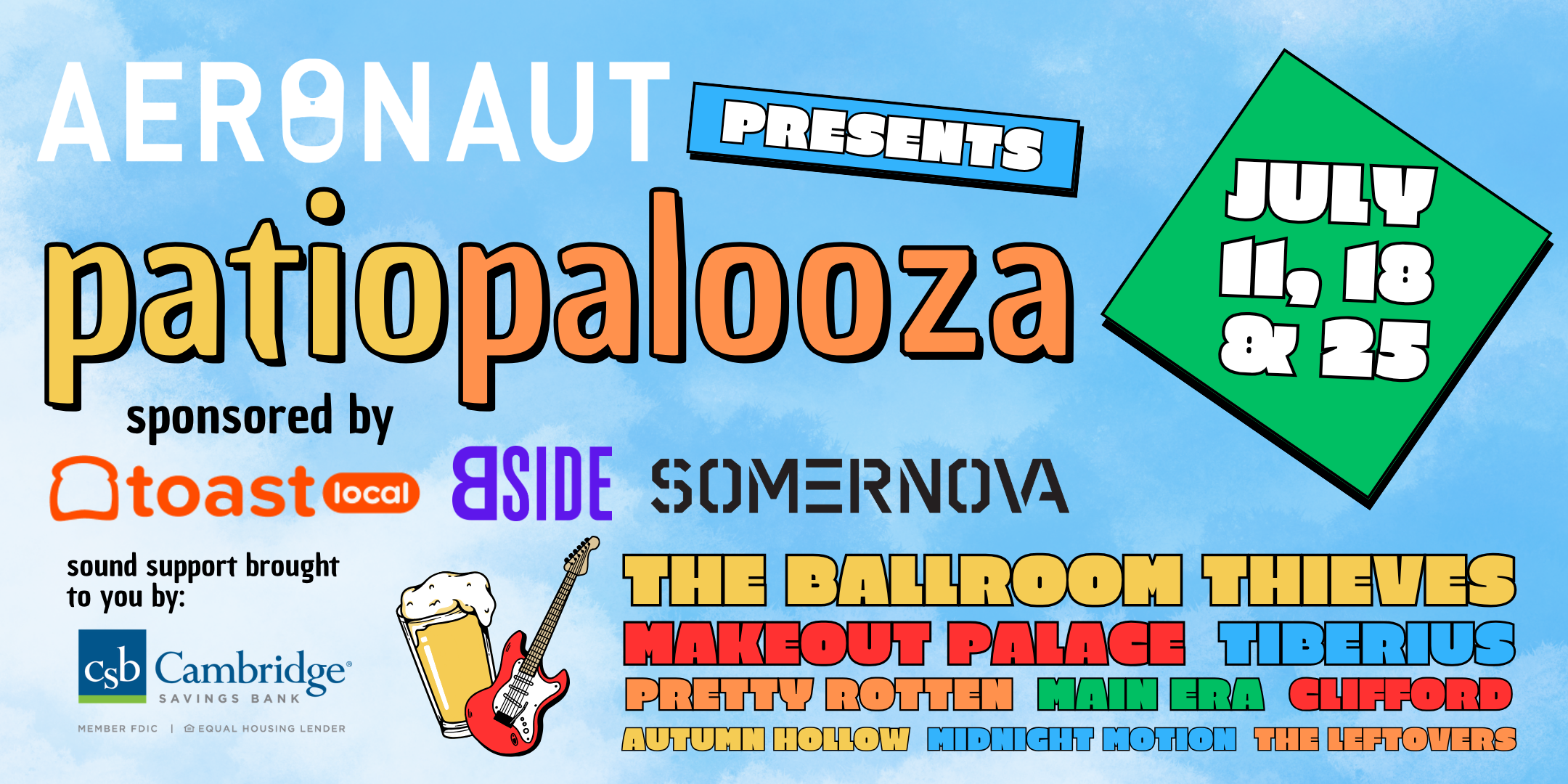 AERONAUT BREWING CO. KICKS OFF PATIOPALOOZA