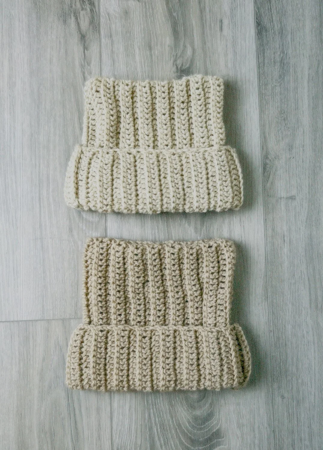 Bone Colored Cat Ear Beanie